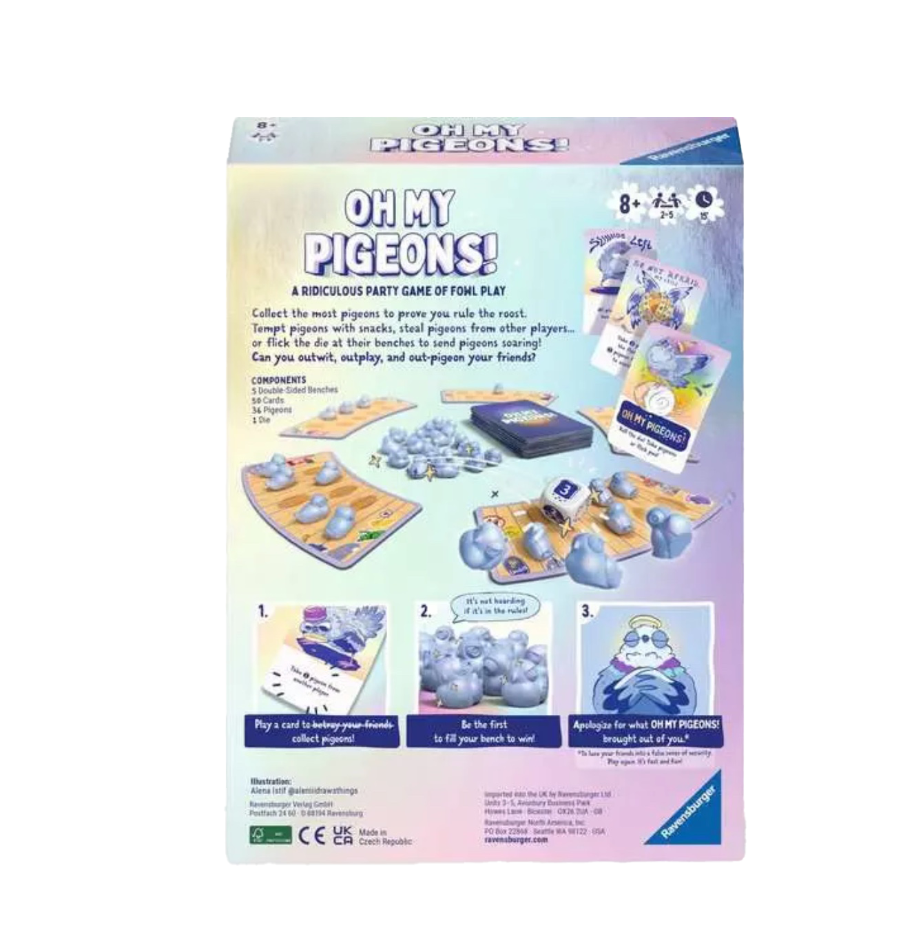 Oh My Pigeons! Card Game, , large image number 2