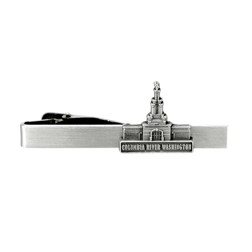 Columbia River Temple Tie Bar Silver