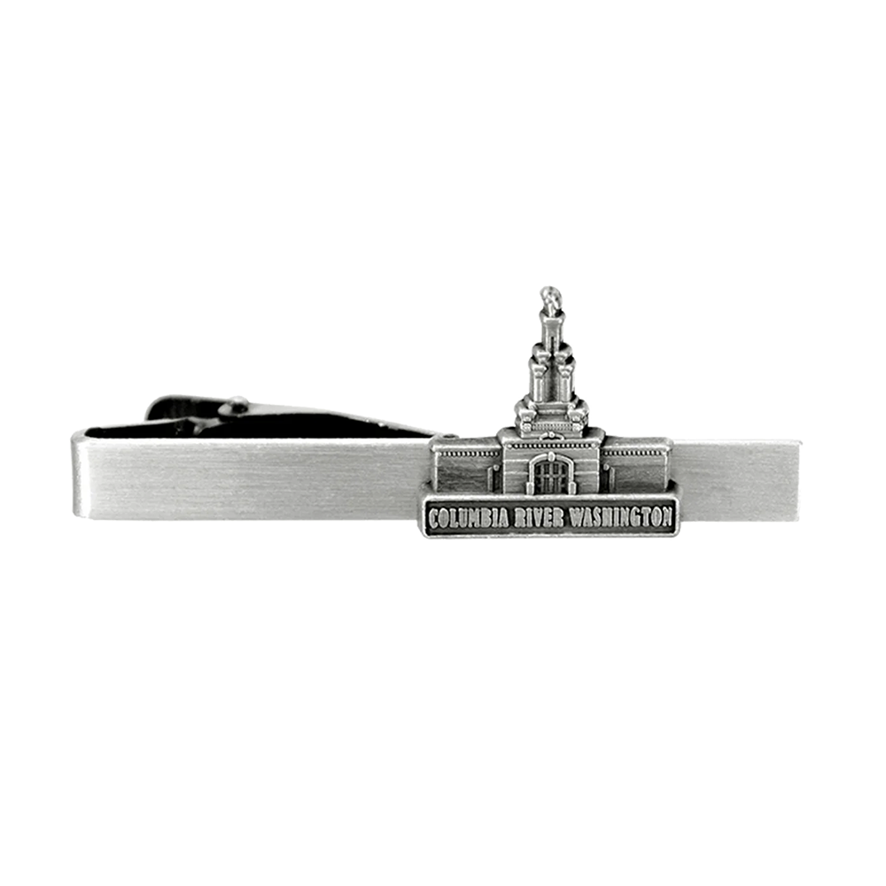 Columbia River Temple Tie Bar Silver