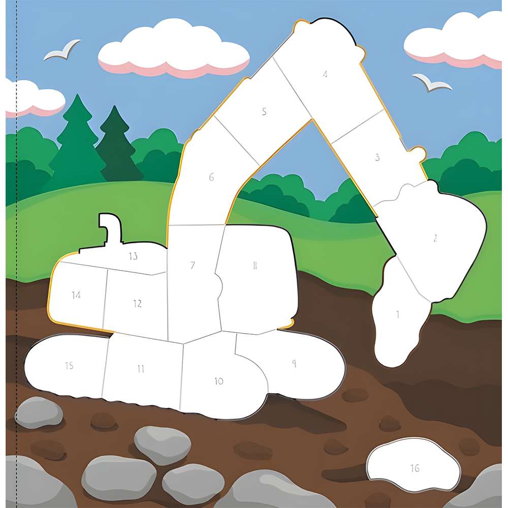 My First Color-By-Sticker Book Cars, Trucks, & Trains, , large image number 6