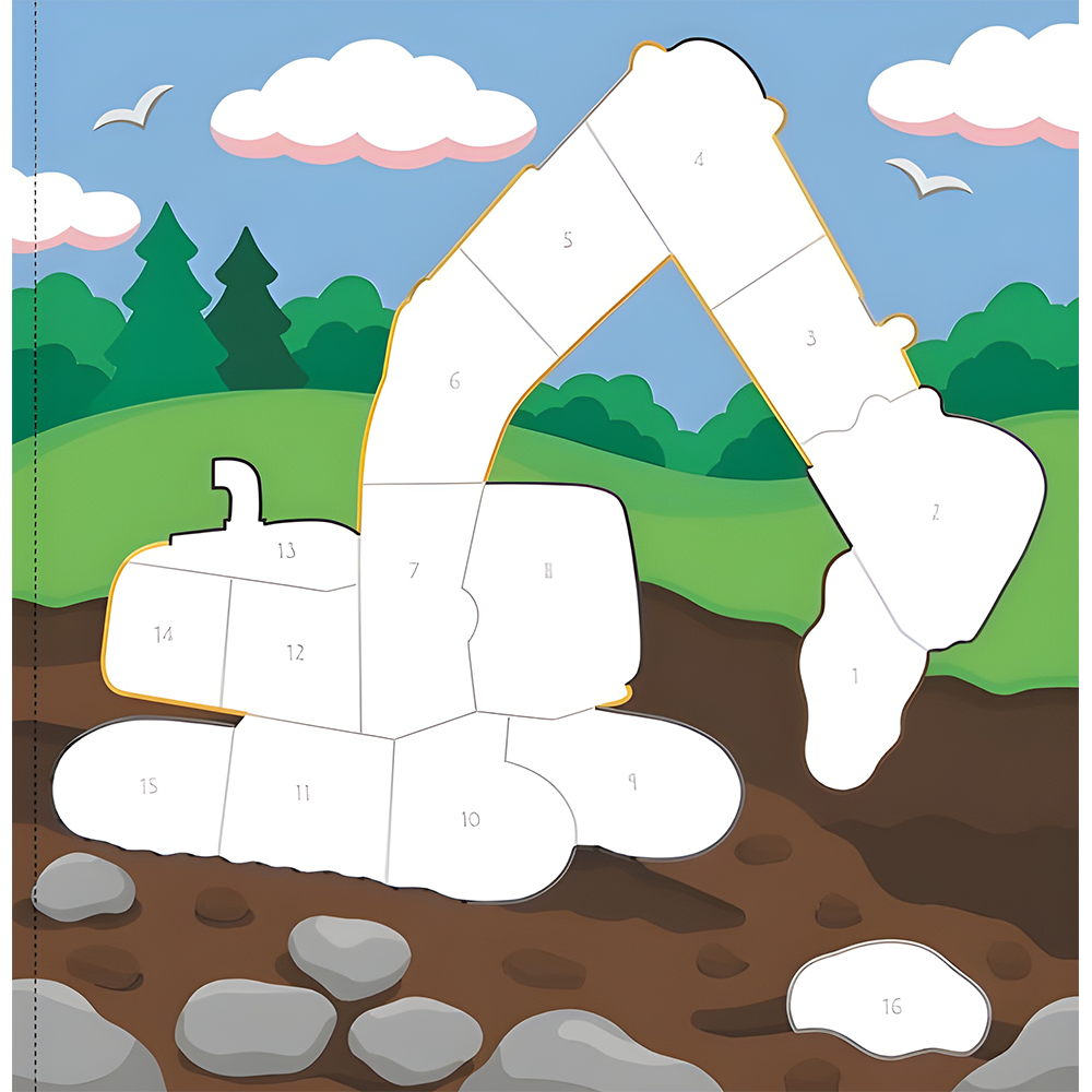 My First Color-By-Sticker Book Cars, Trucks, & Trains, , large image number 6