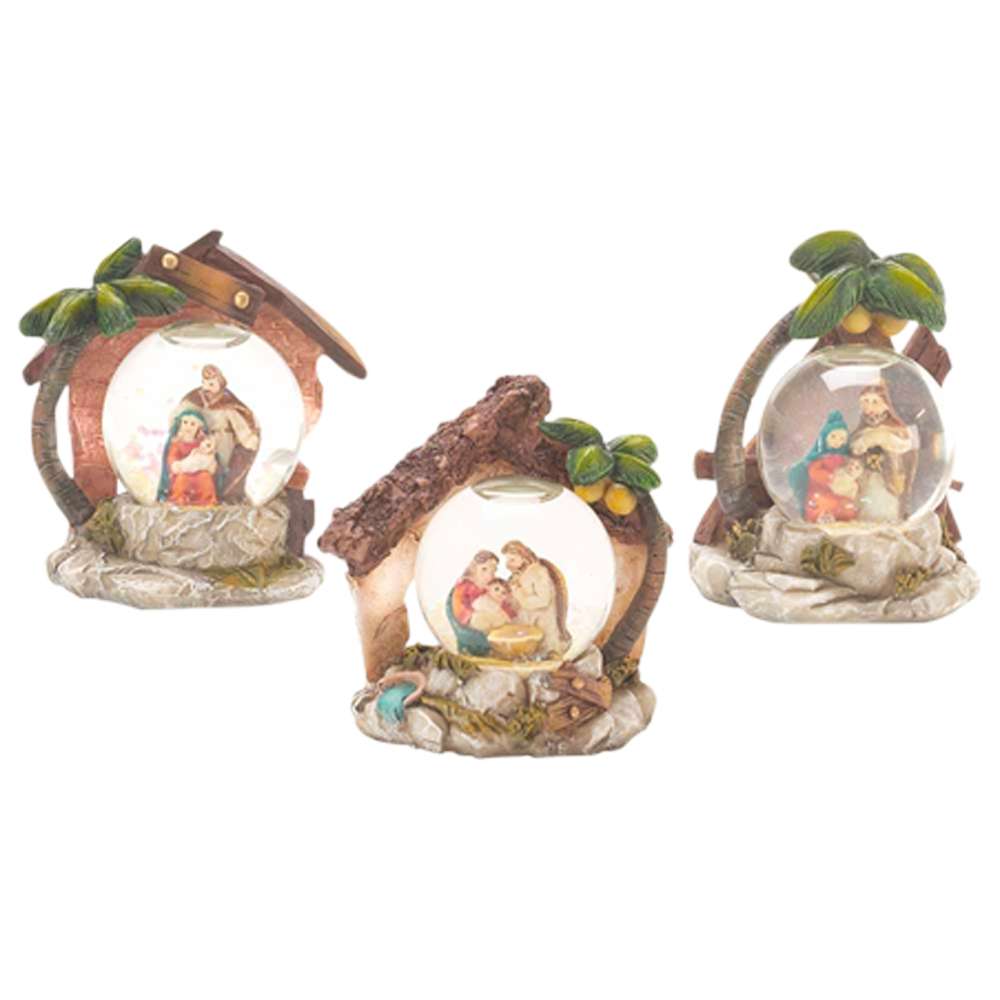 Assorted Mini Snow Globe Nativity, , large image number 0