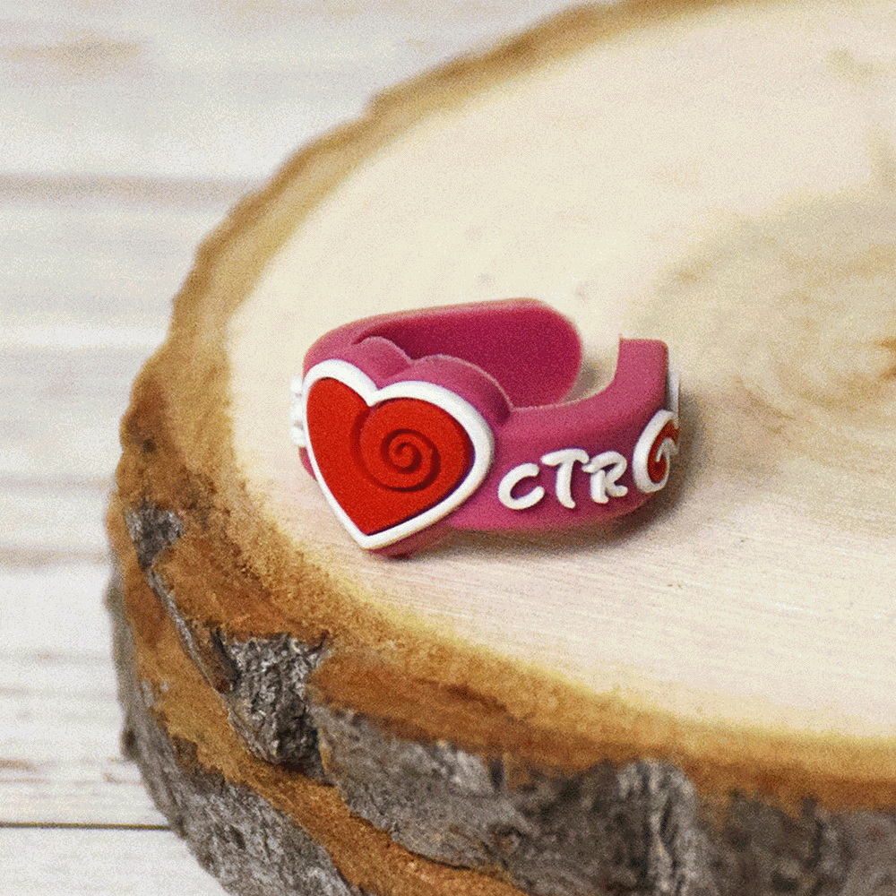 Heart Adjustable CTR Ring, , large