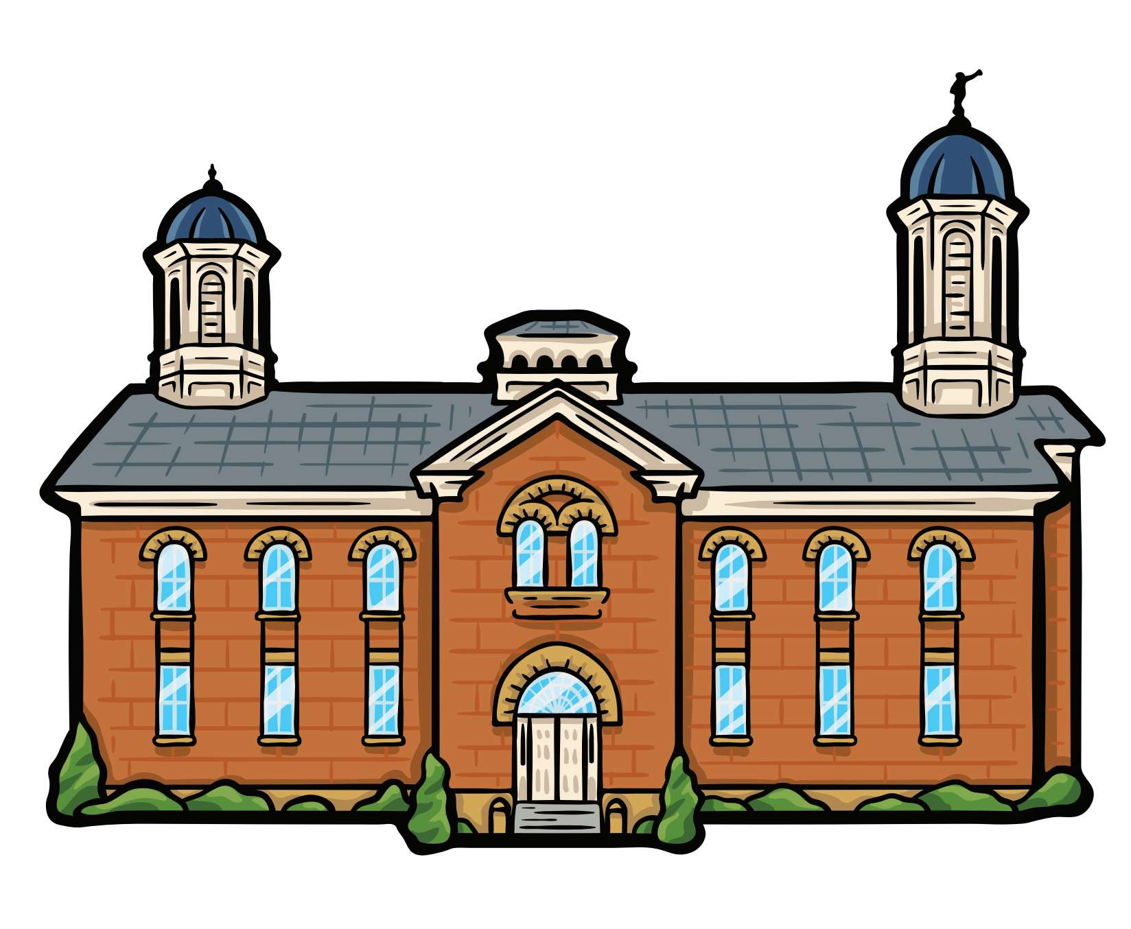 Vernal Temple Sticker