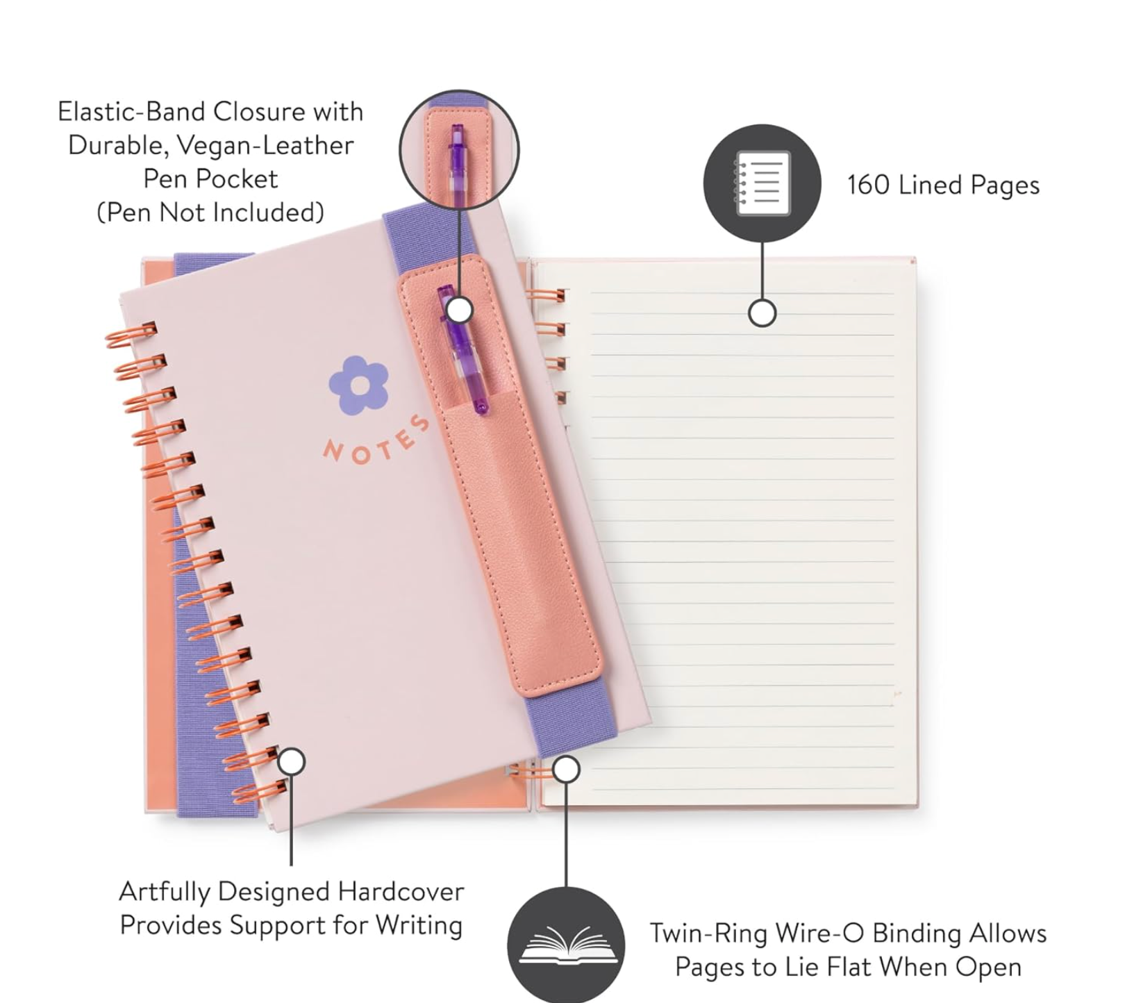 Pretty Posy Notes Journal, , large