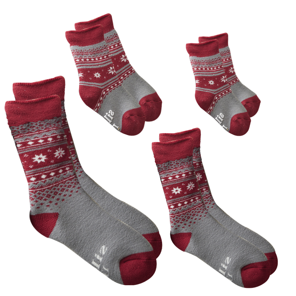 Silent Night, Cozy Night Christmas Socks, , large image number 0