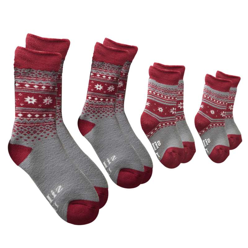Silent Night, Cozy Night Christmas Socks, , large image number 2
