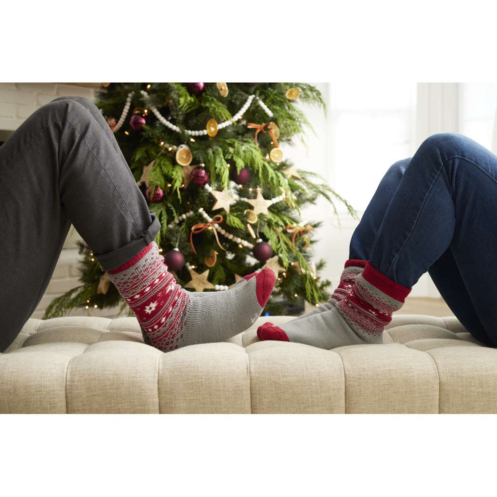 Silent Night, Cozy Night Christmas Socks, , large image number 5
