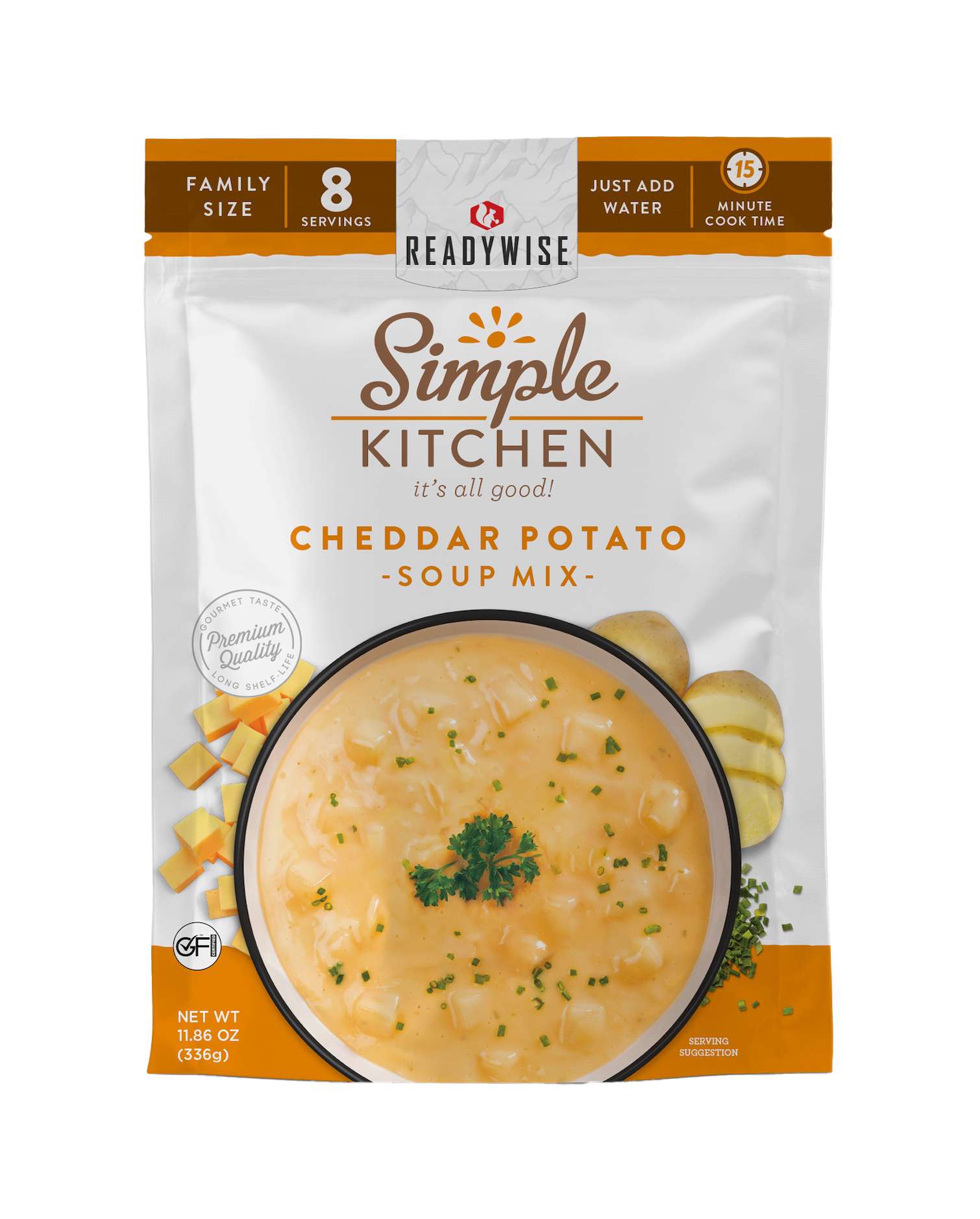 Simple Kitchen Cheddar Potato Soup Mix Single Pouch