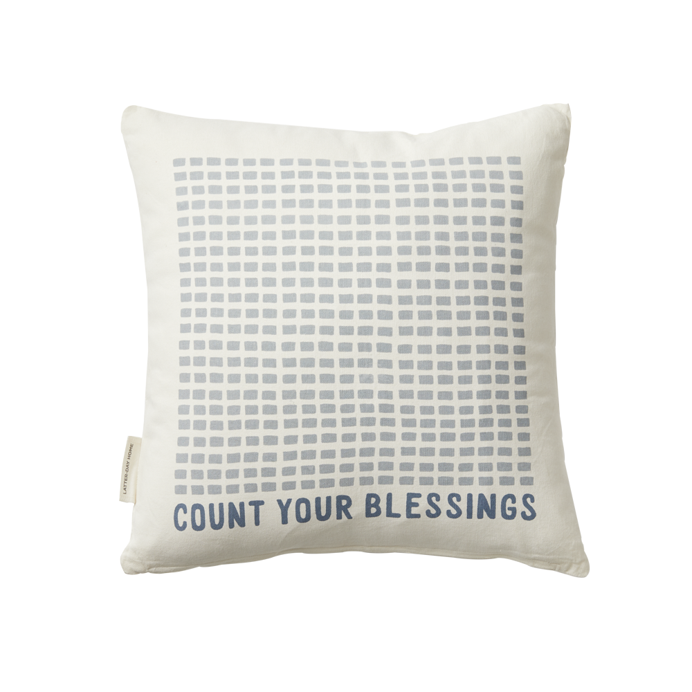 Count Your Blessings Pillow,  Count Your Blessings Pillow