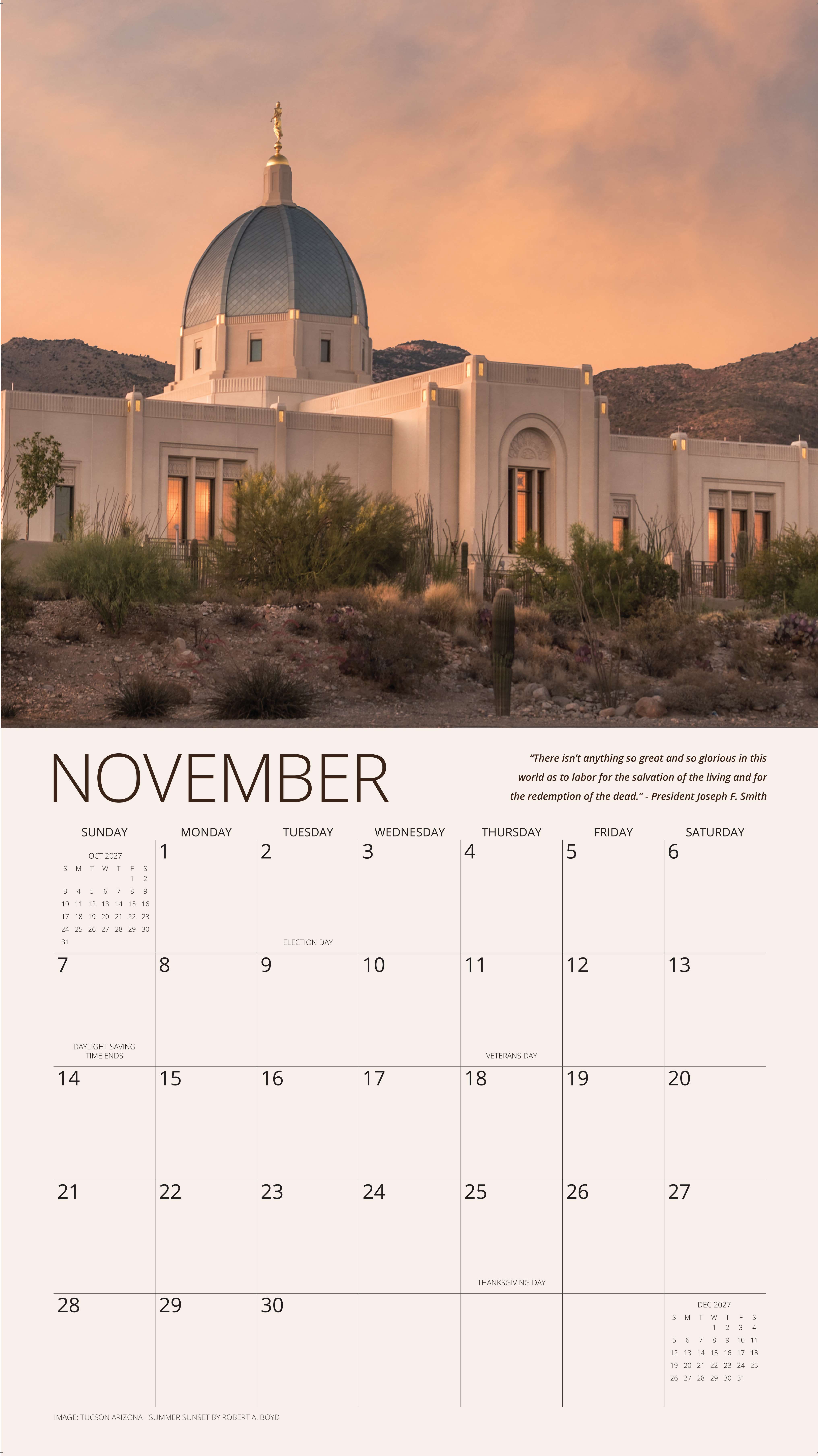 2027 Fire of the Covenant Wall Calendar (Large), , large image number 3