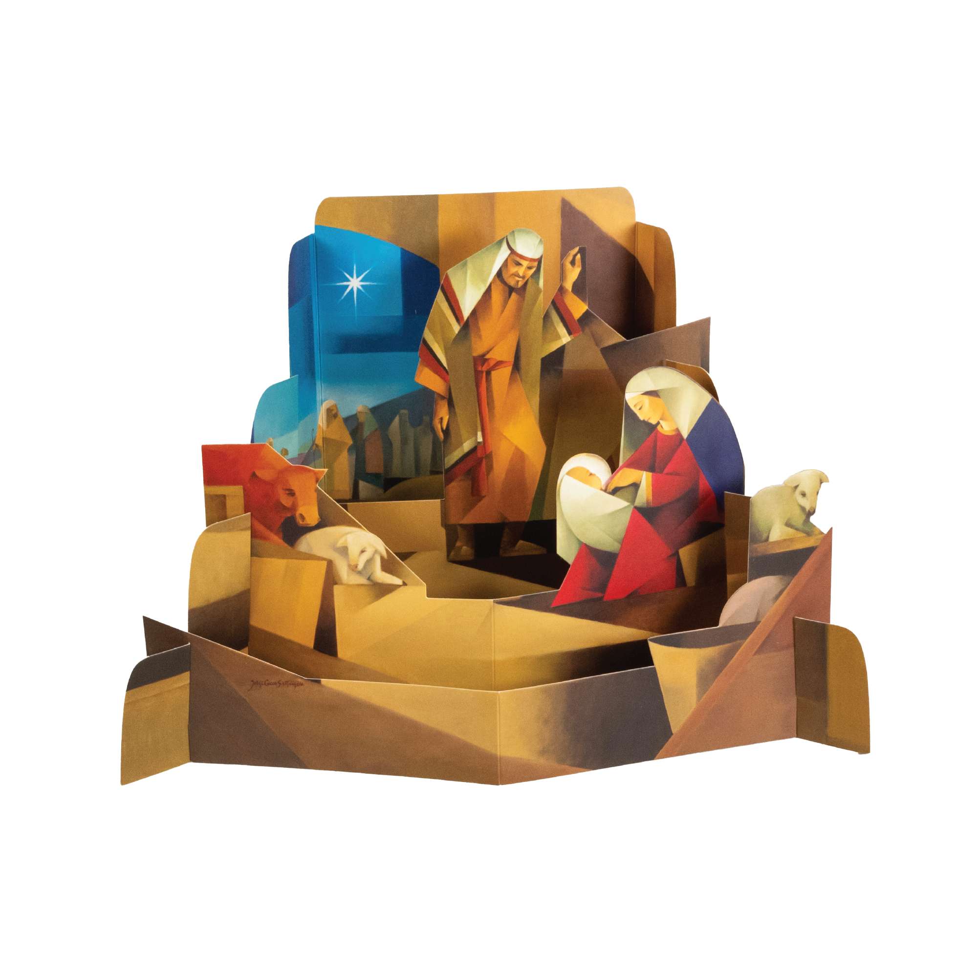 In the Stable Diorama Nativity