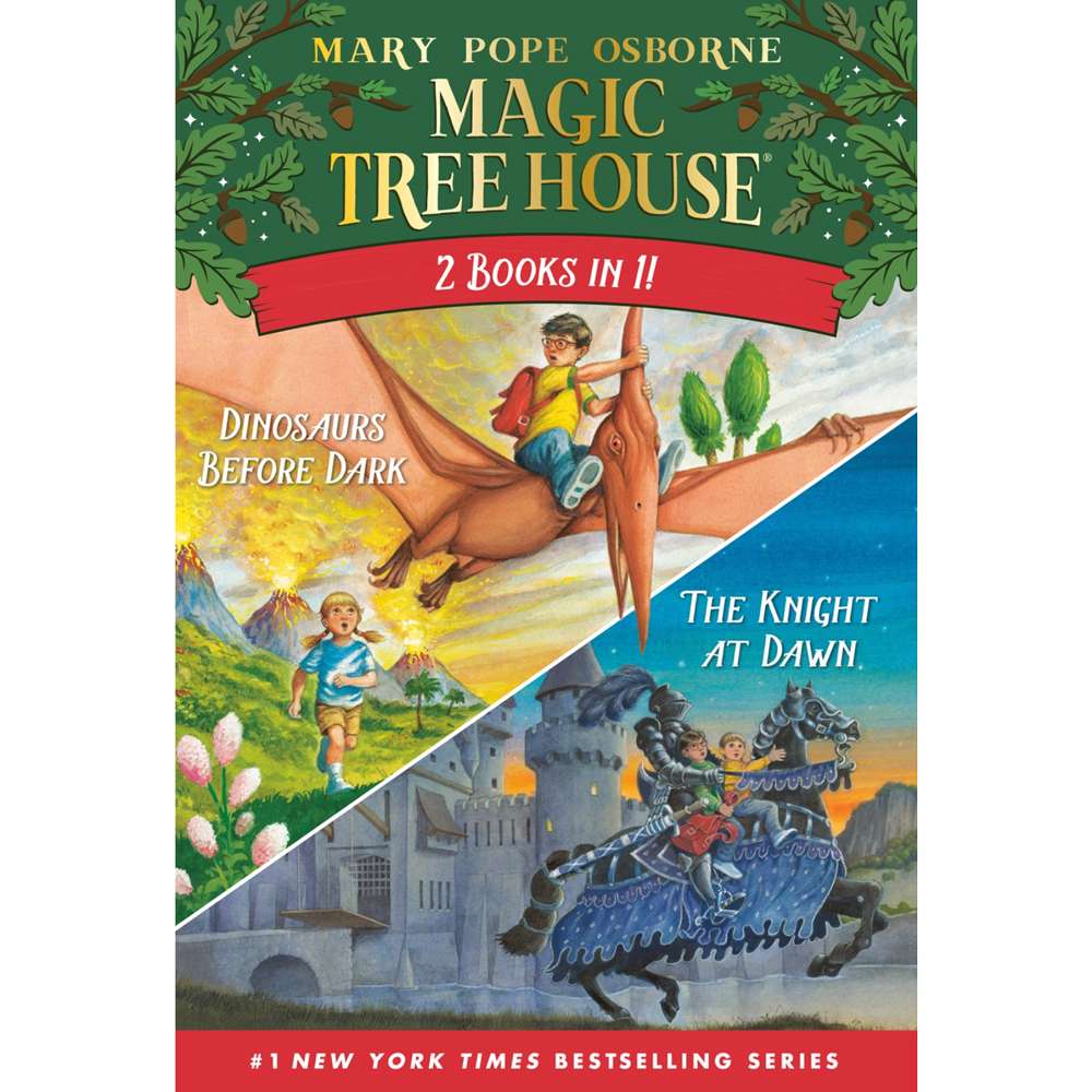 Magic Tree House 2-in-1 Bindup: Dinosaurs Before Dark/The Knight at Dawn, , large image number 0