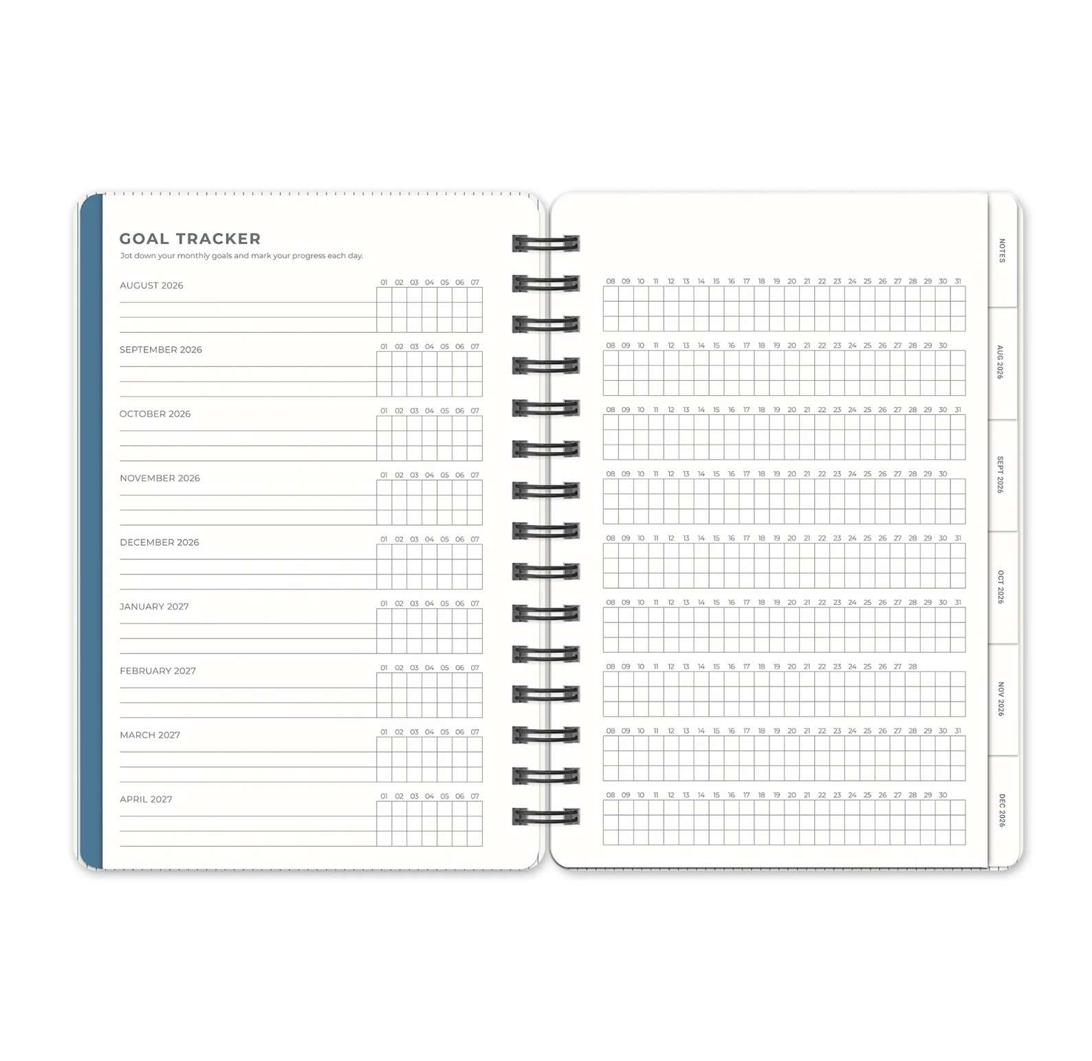 2027 Leisure Blue Agatha 17-Month Planner, , large image number 6