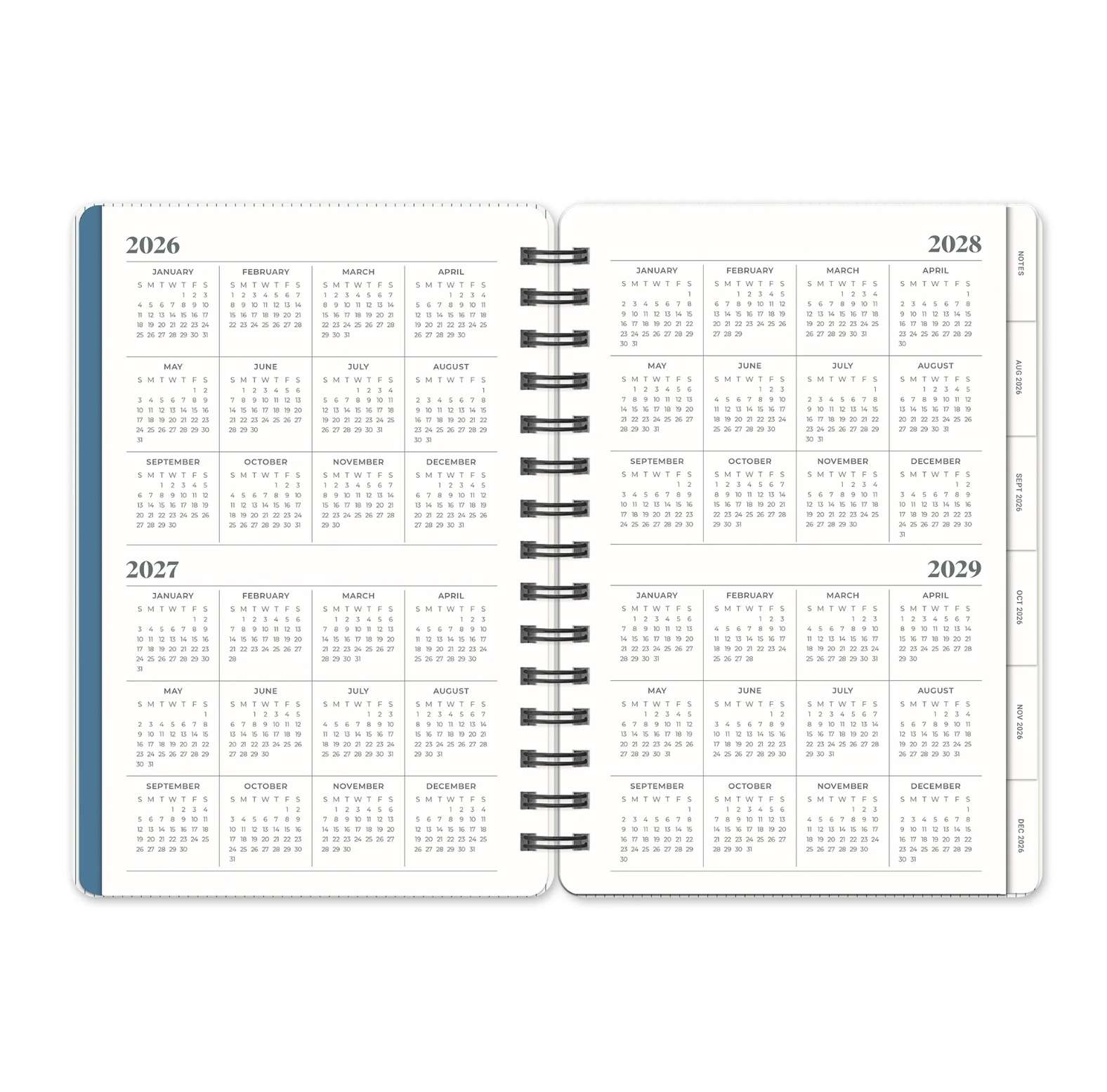 2027 Leisure Blue Agatha 17-Month Planner, , large image number 5