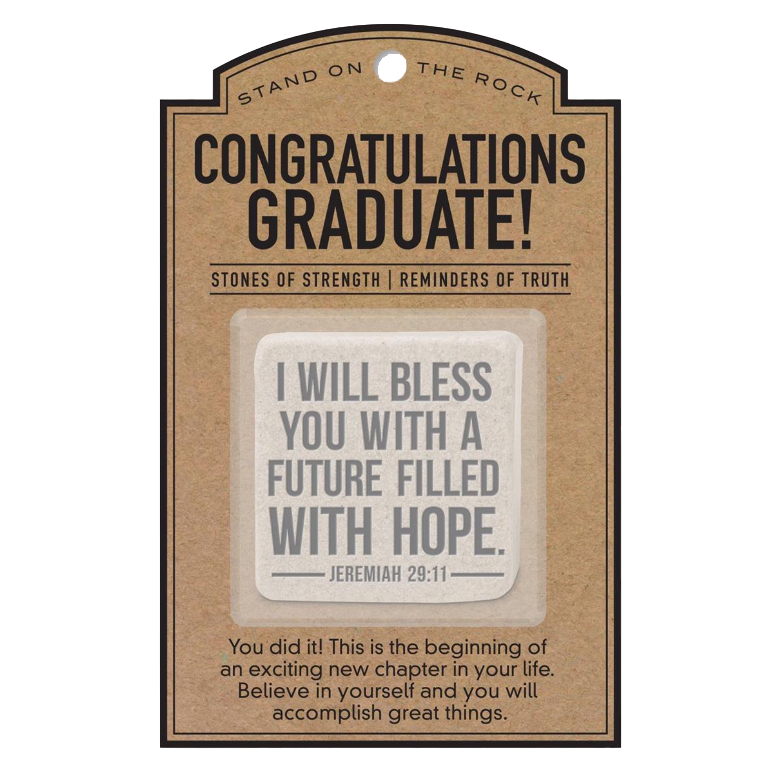Graduate Future Filled with Hope Stone