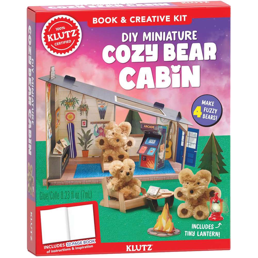 DIY Miniature Cozy Bear Cabin