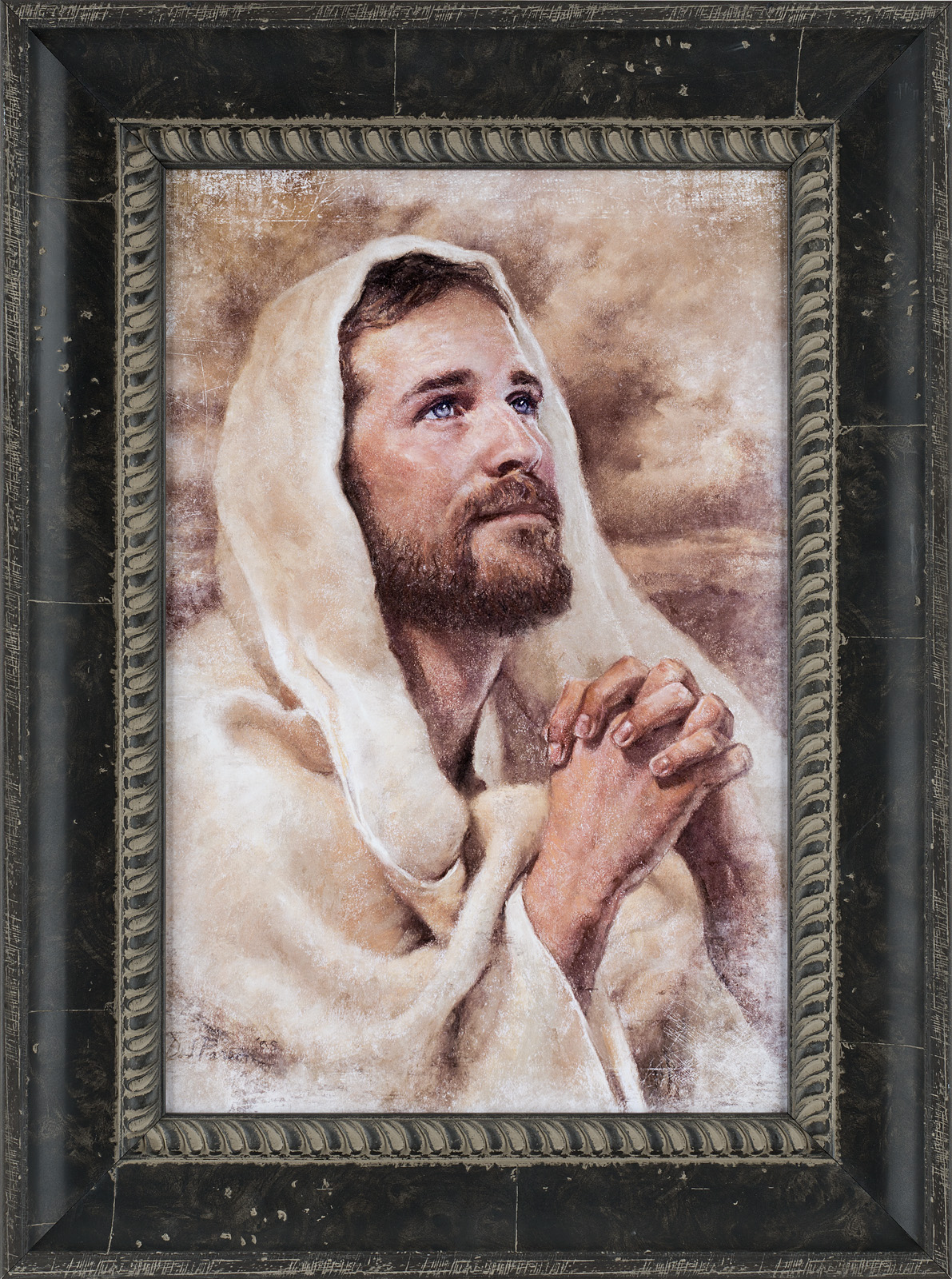 I Have Prayed for Thee (24x18 Framed Art)