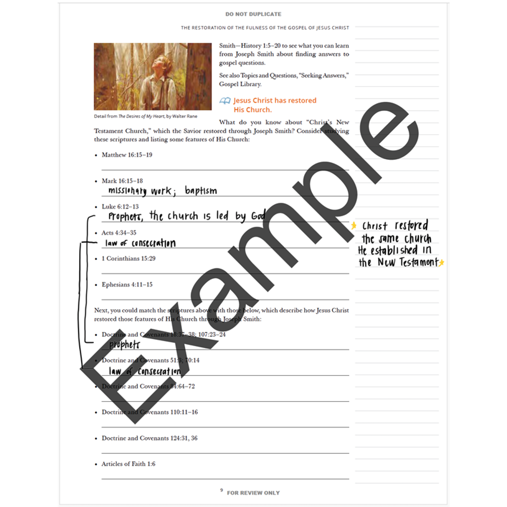 Come, Follow Me - For Home & Church, Doctrine and Covenants 2025 Journal Edition, , large image number 7
