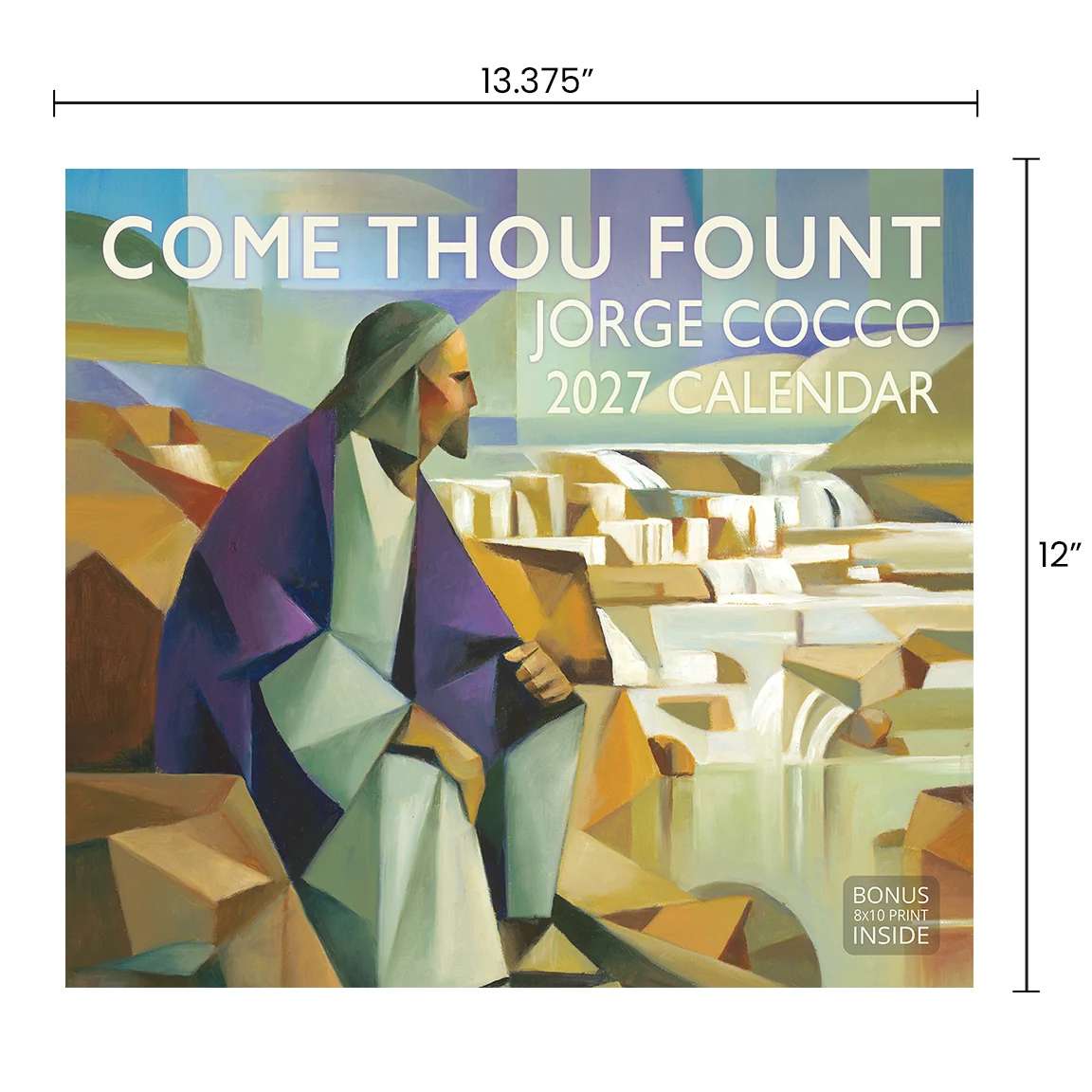 2027 Come Thou Font Wall Calendar, , large image number 3