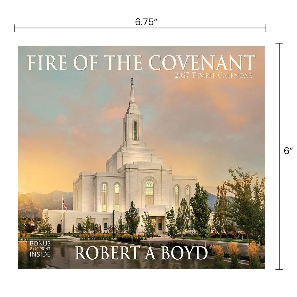 2027 Fire of the Covenant Wall Calendar (Small), , large