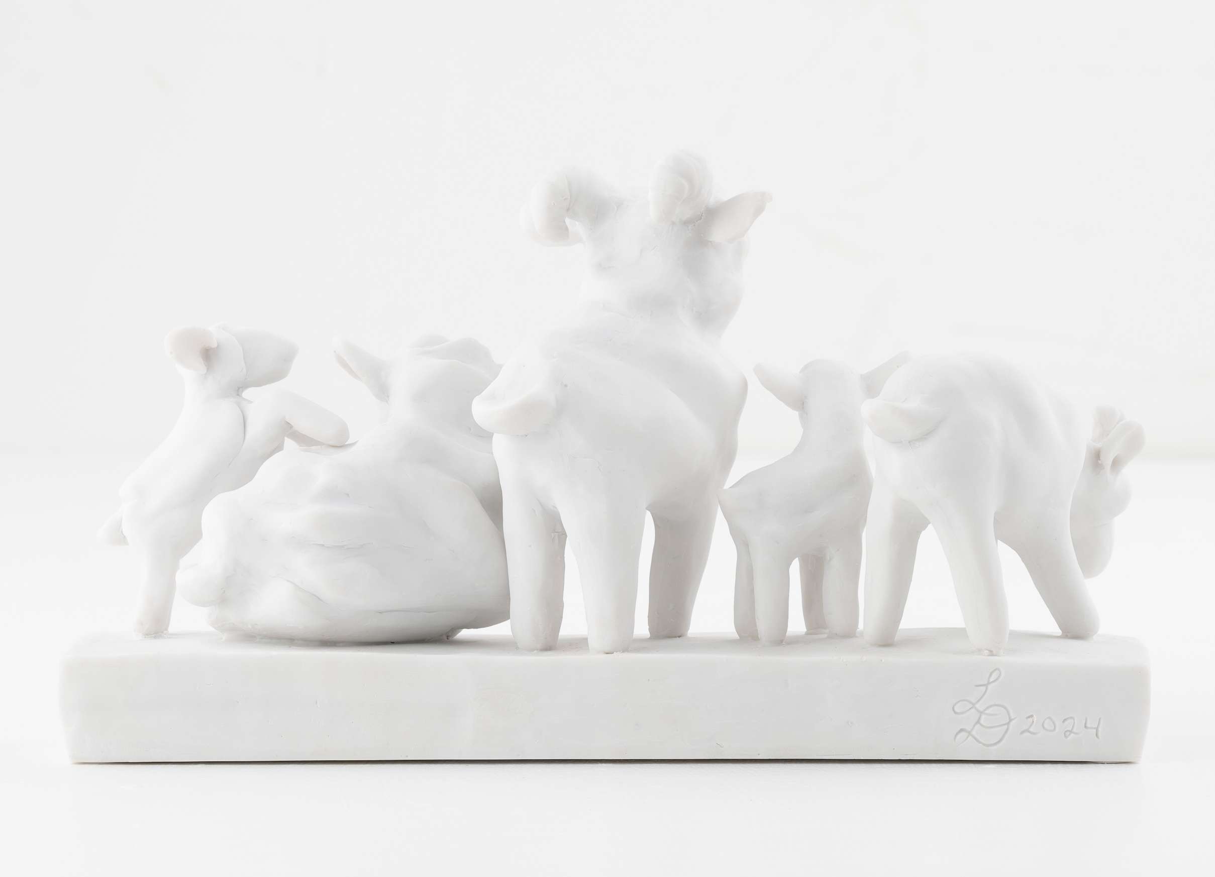 Rescued by the Shepherd Marble Resin Statue, , large image number 4