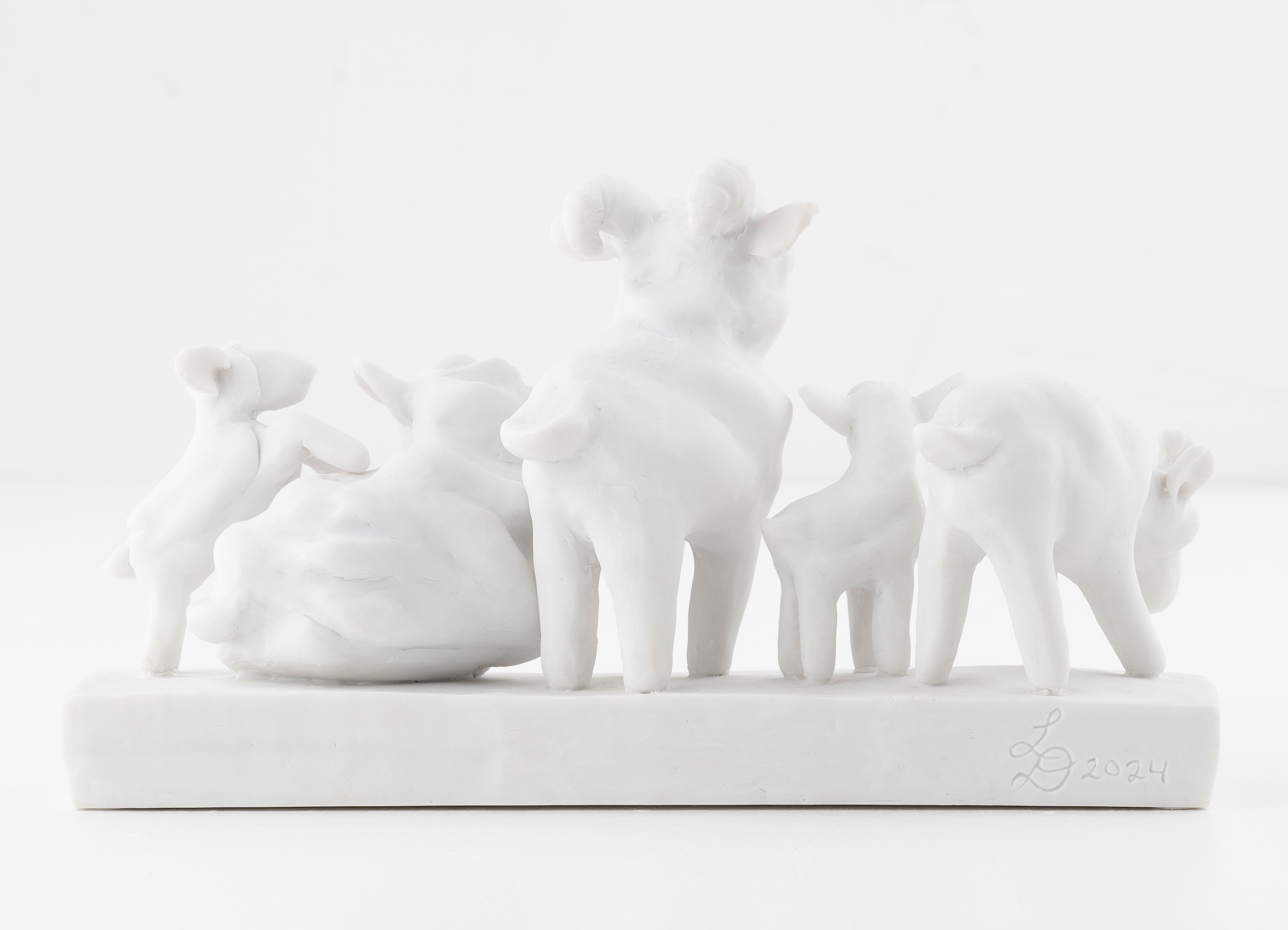 Rescued by the Shepherd Marble Resin Statue, , large image number 4