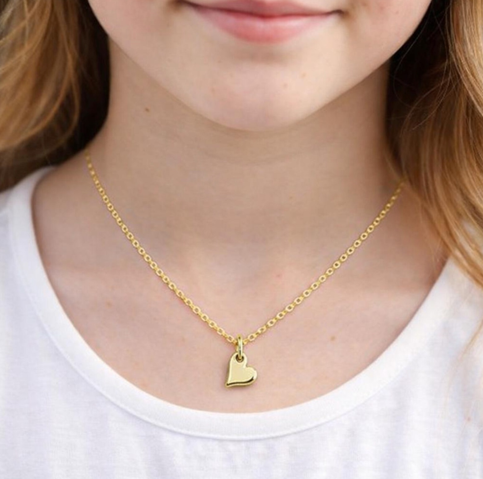 Mother and Daughter Heart Necklace, , large image number 5