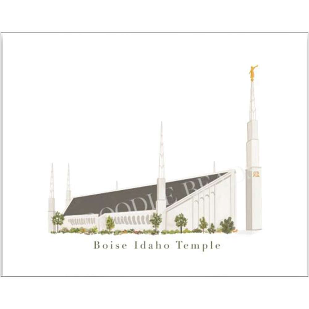 Boise Temple 8x10 Print