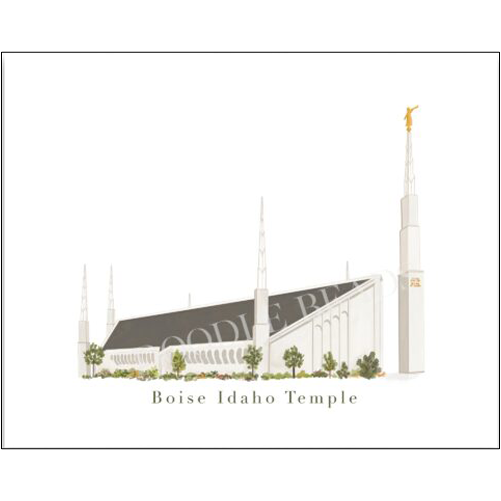 Boise Temple - 8x10 Print