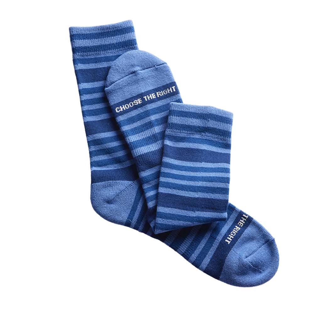 Men's Stripe Choose the Right Socks