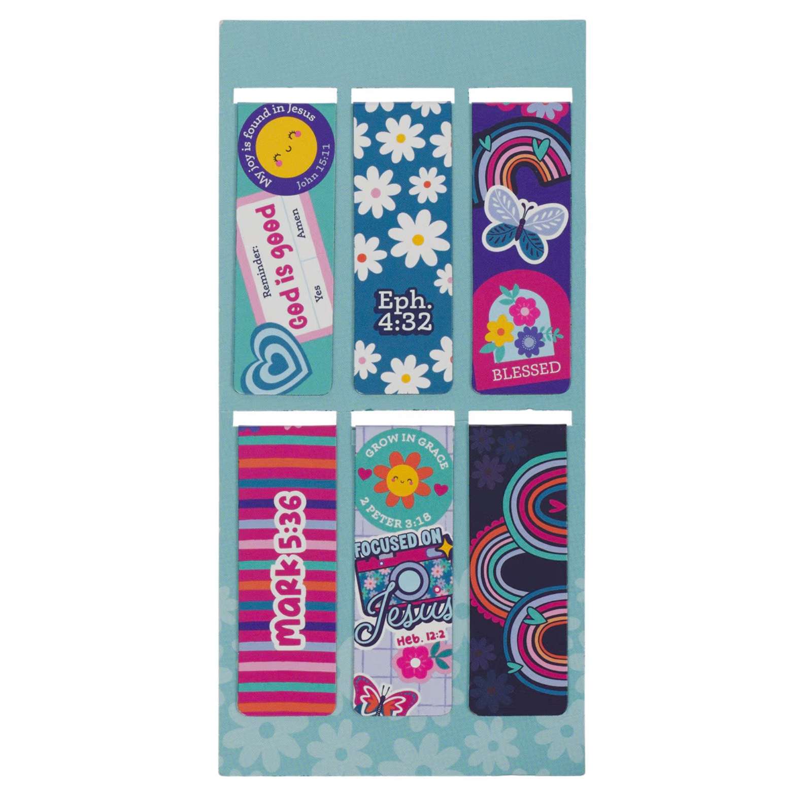 I Am Strong Magnetic Bookmark Set, , large