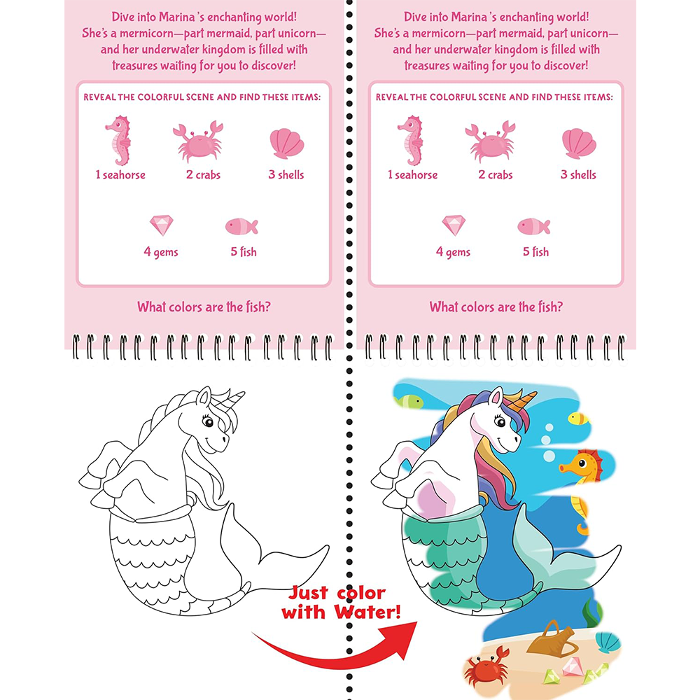 Color With Water Unicorns, , large image number 1