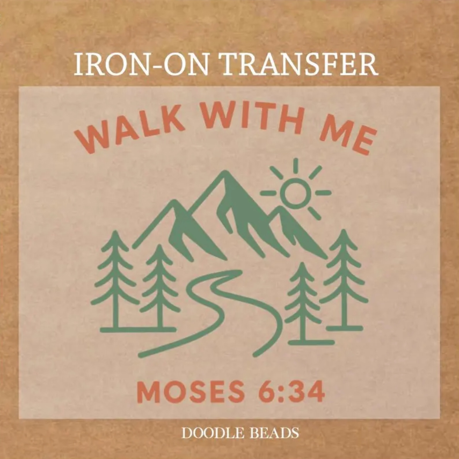 2026 Youth Theme Walk with Me Iron-On Transfer