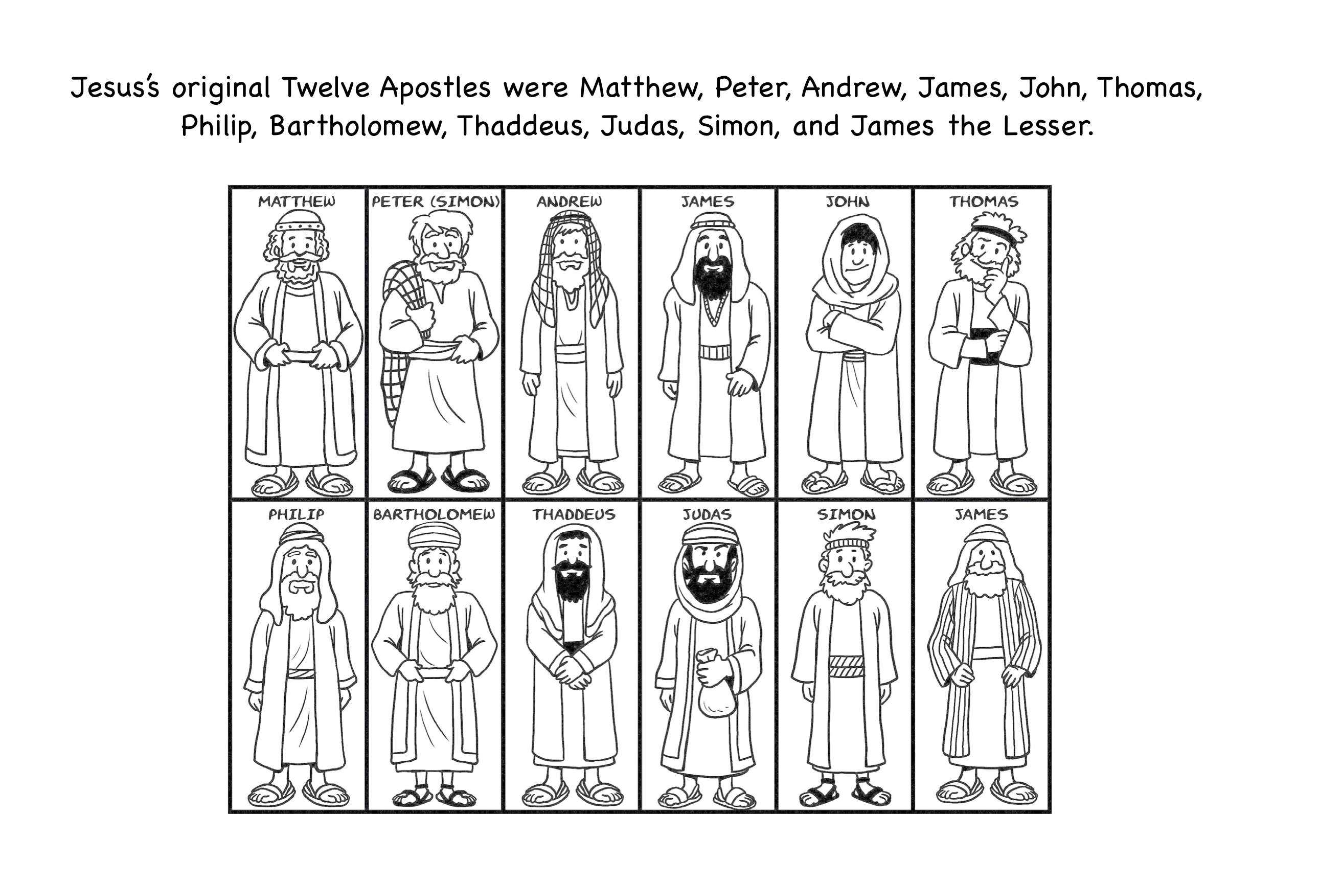 The Disciples of Jesus, , large