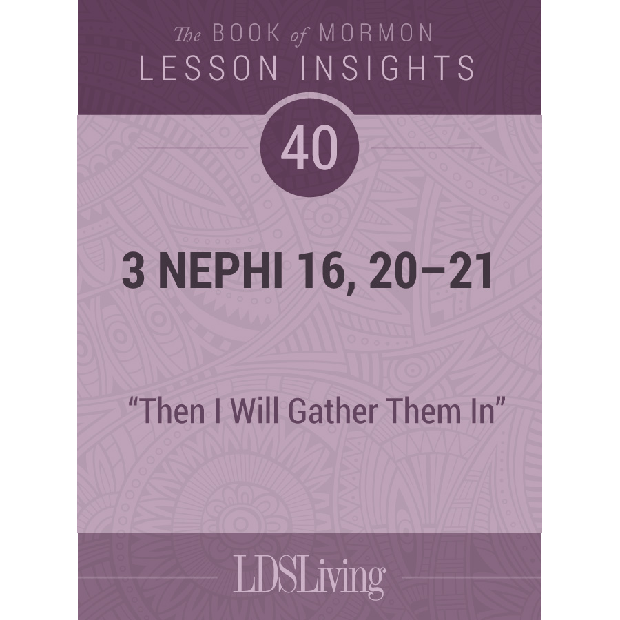 Lesson Insights Book of Mormon #40, 3 Nephi 16, 21-22