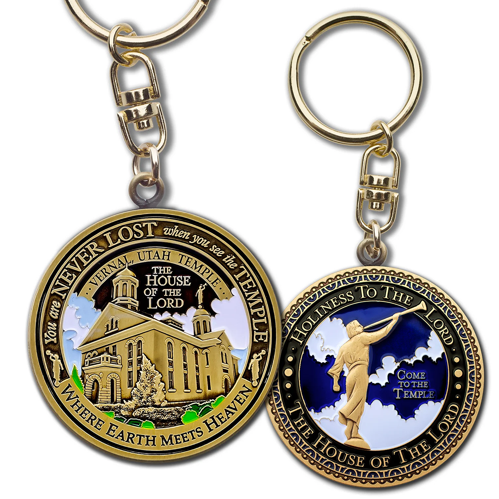 Vernal Utah Temple Keyring, , large image number 3