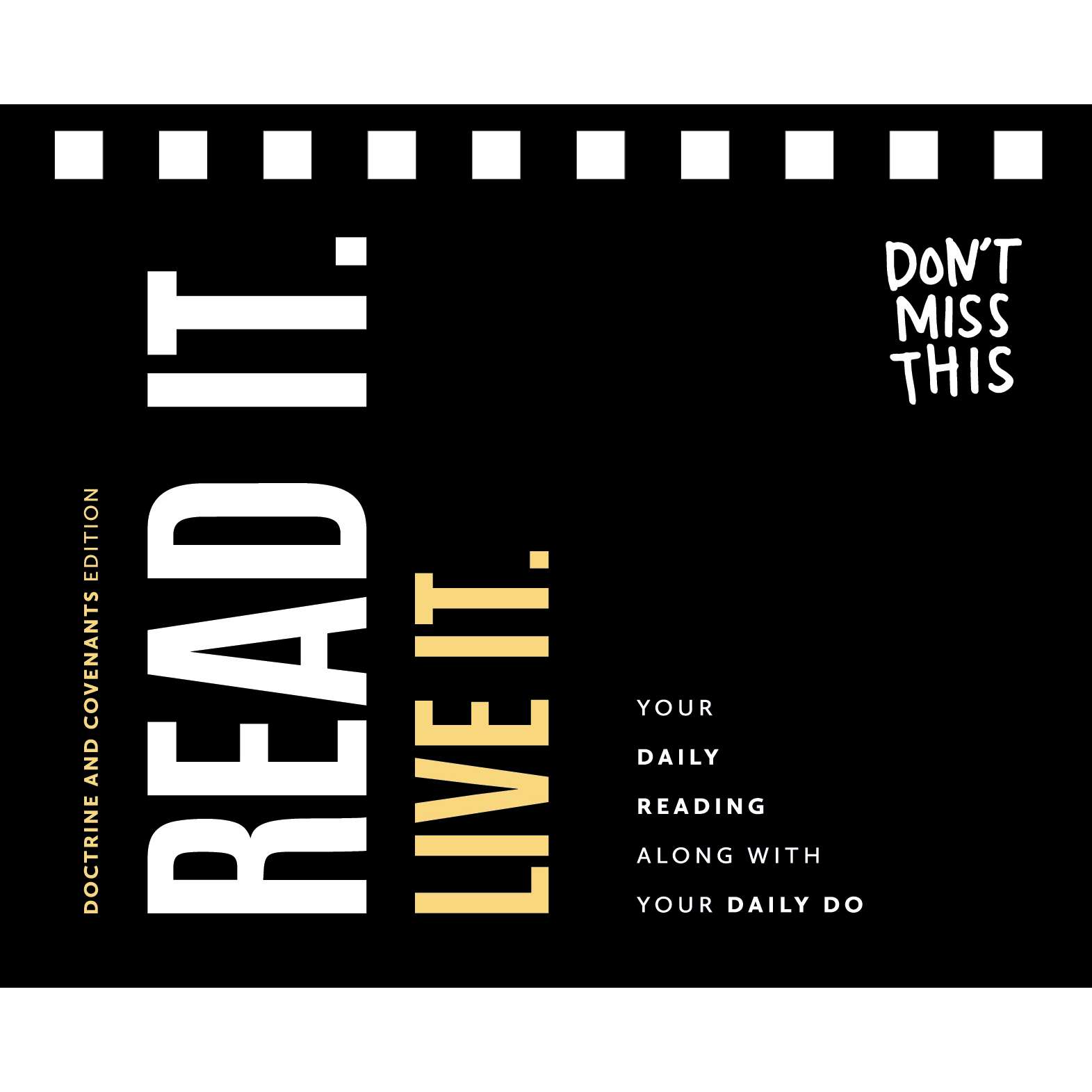 Don't Miss This Daily Doctrine and Covenants Study Calendar, , large