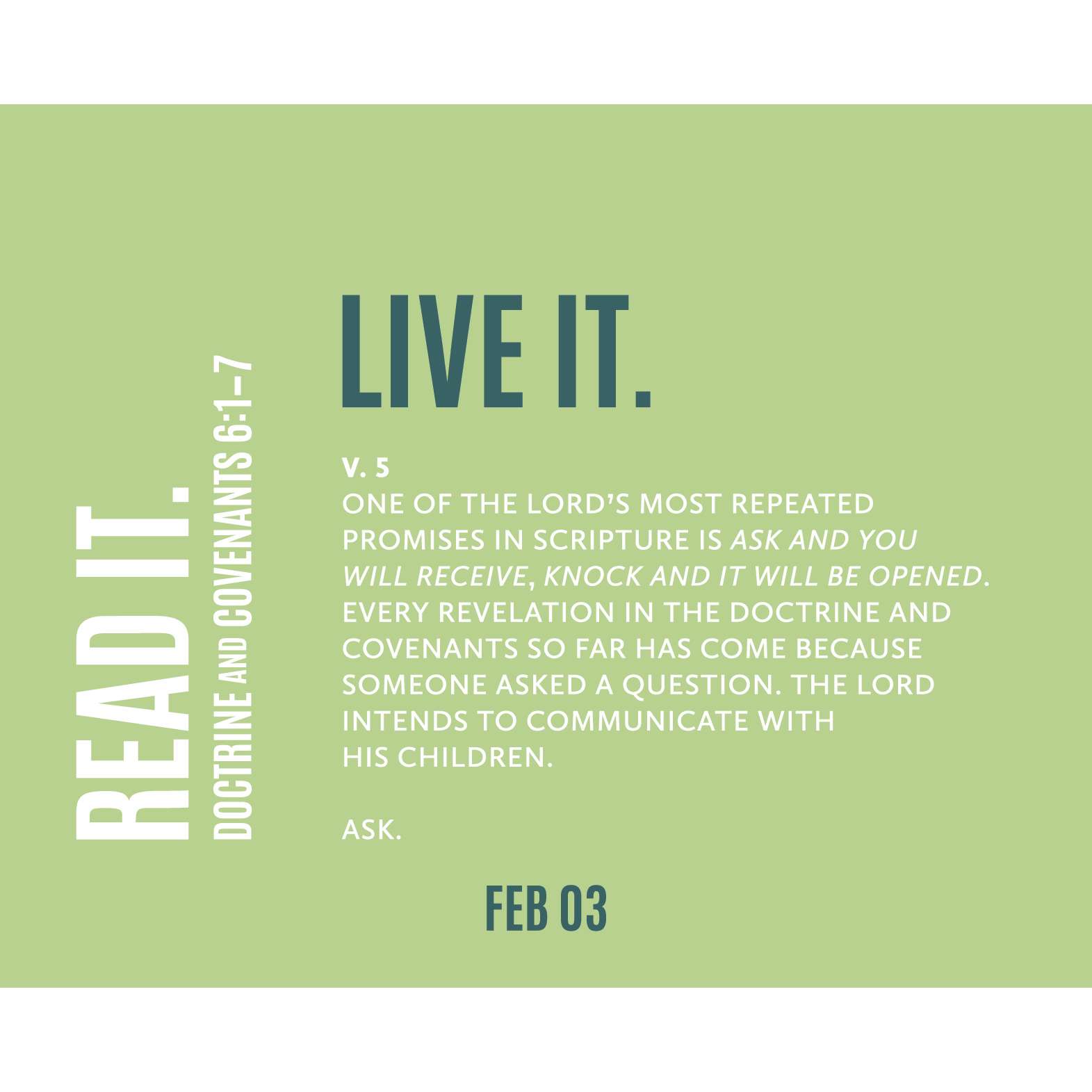 Don't Miss This Daily Doctrine and Covenants Study Calendar, , large image number 3
