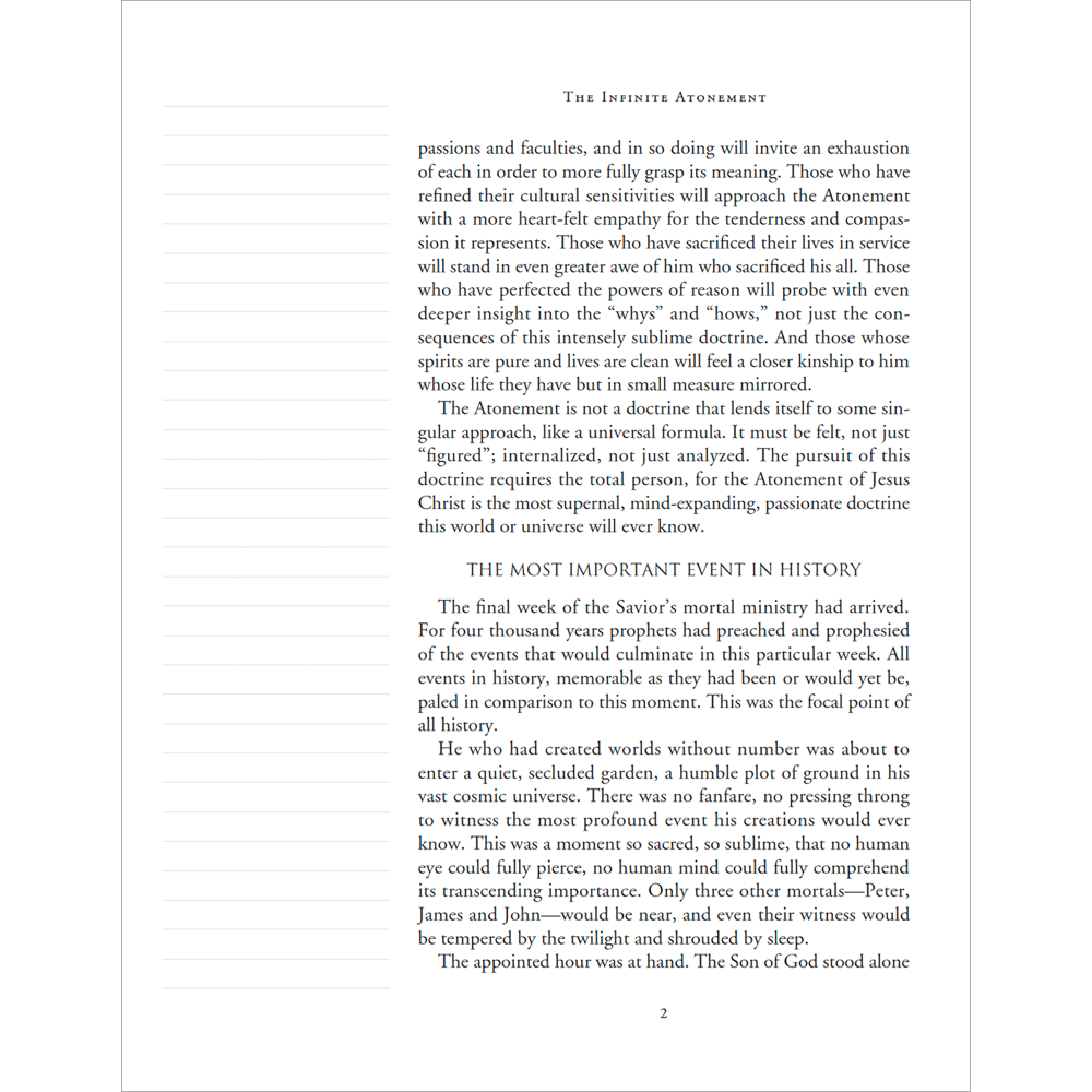 The Infinite Atonement, Journal Edition, , large image number 4