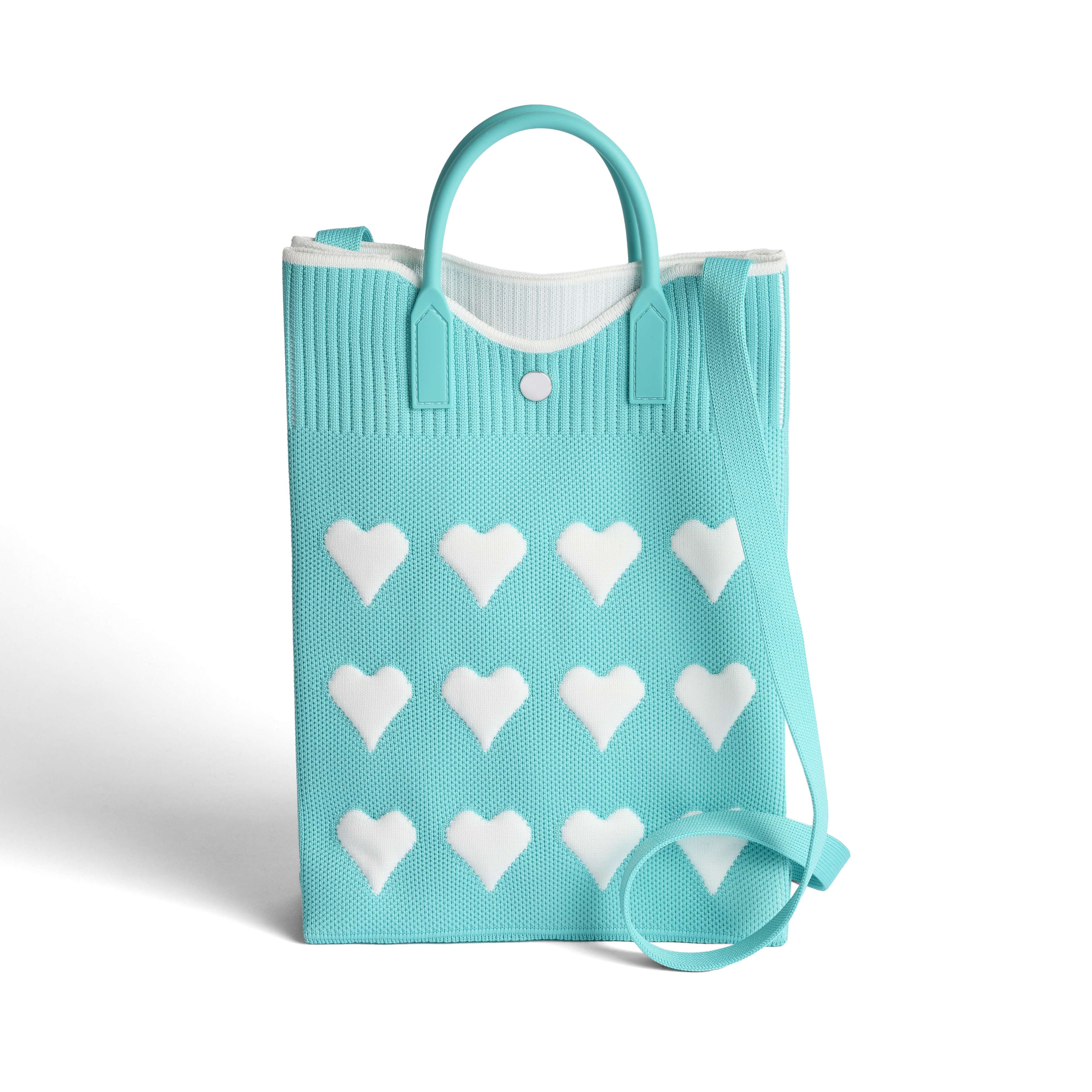 Knitted Heart Scripture Tote, , large image number 7