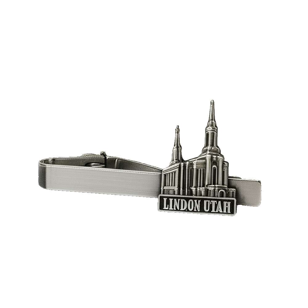 Lindon Temple Silver Tie Clip