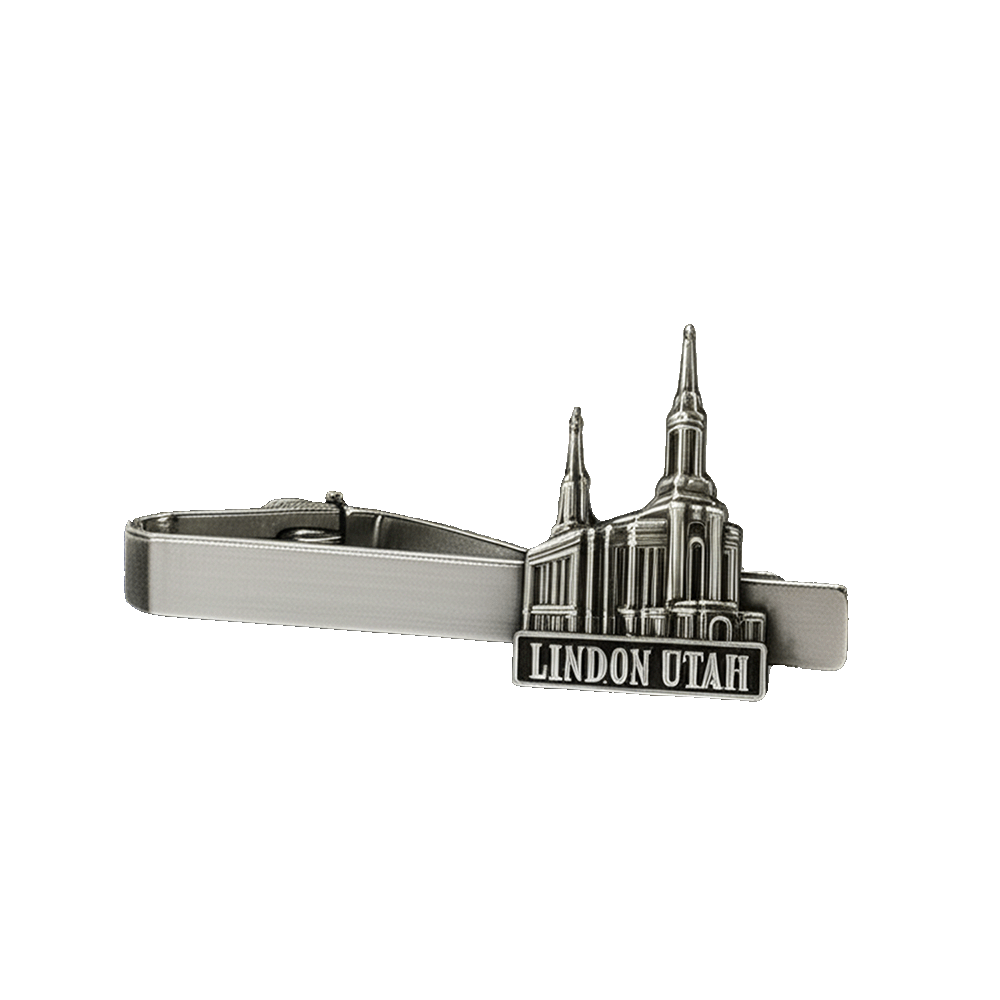 Lindon Temple Silver Tie Clip