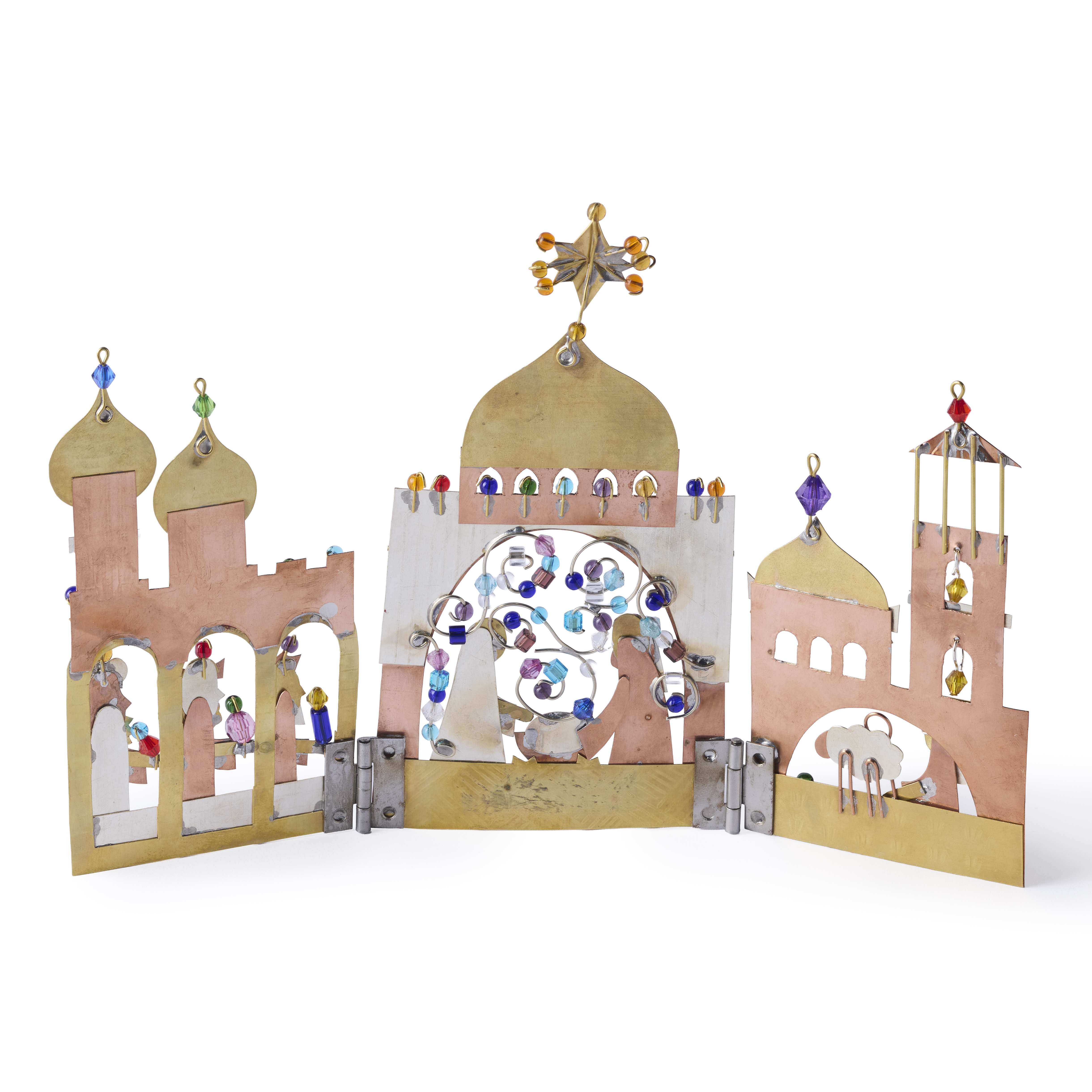 Thailand Holy Family Jerusalem Tri-Fold Nativity, , large image number 2