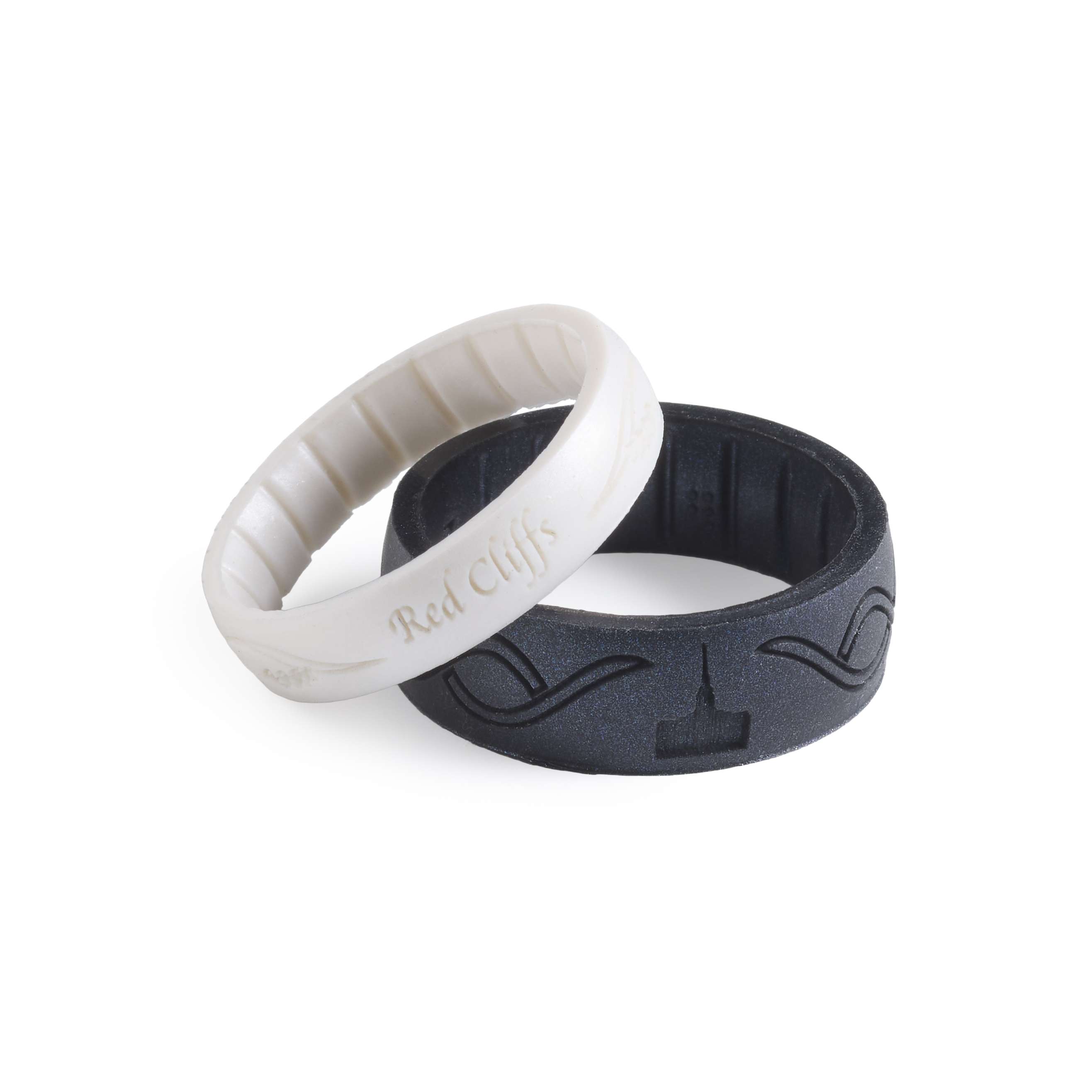 Red Cliffs Temple Thin Silicone Ring, , large image number 2