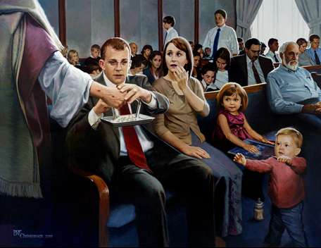 Sacrament Meeting 8x10 Print