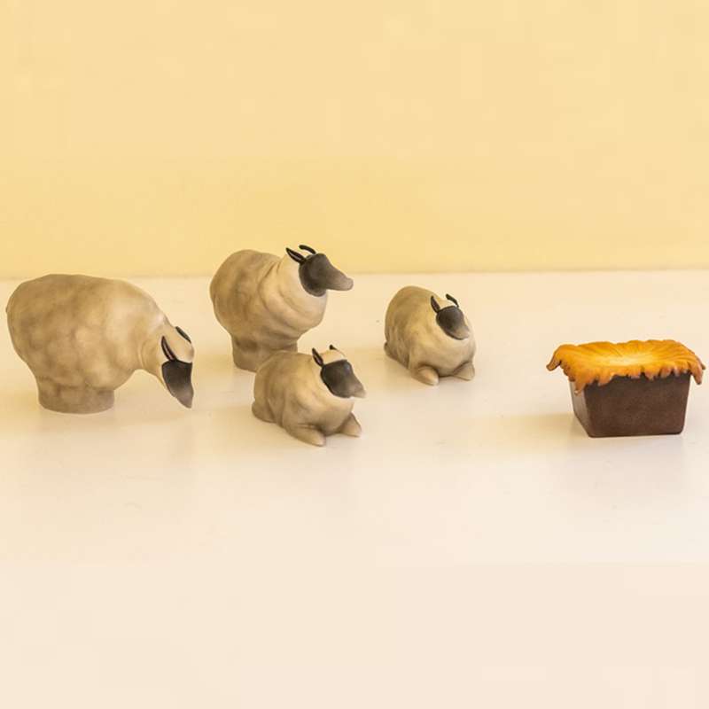 Love's Pure Light Kate Lee Resin Nativity Sheep, , large