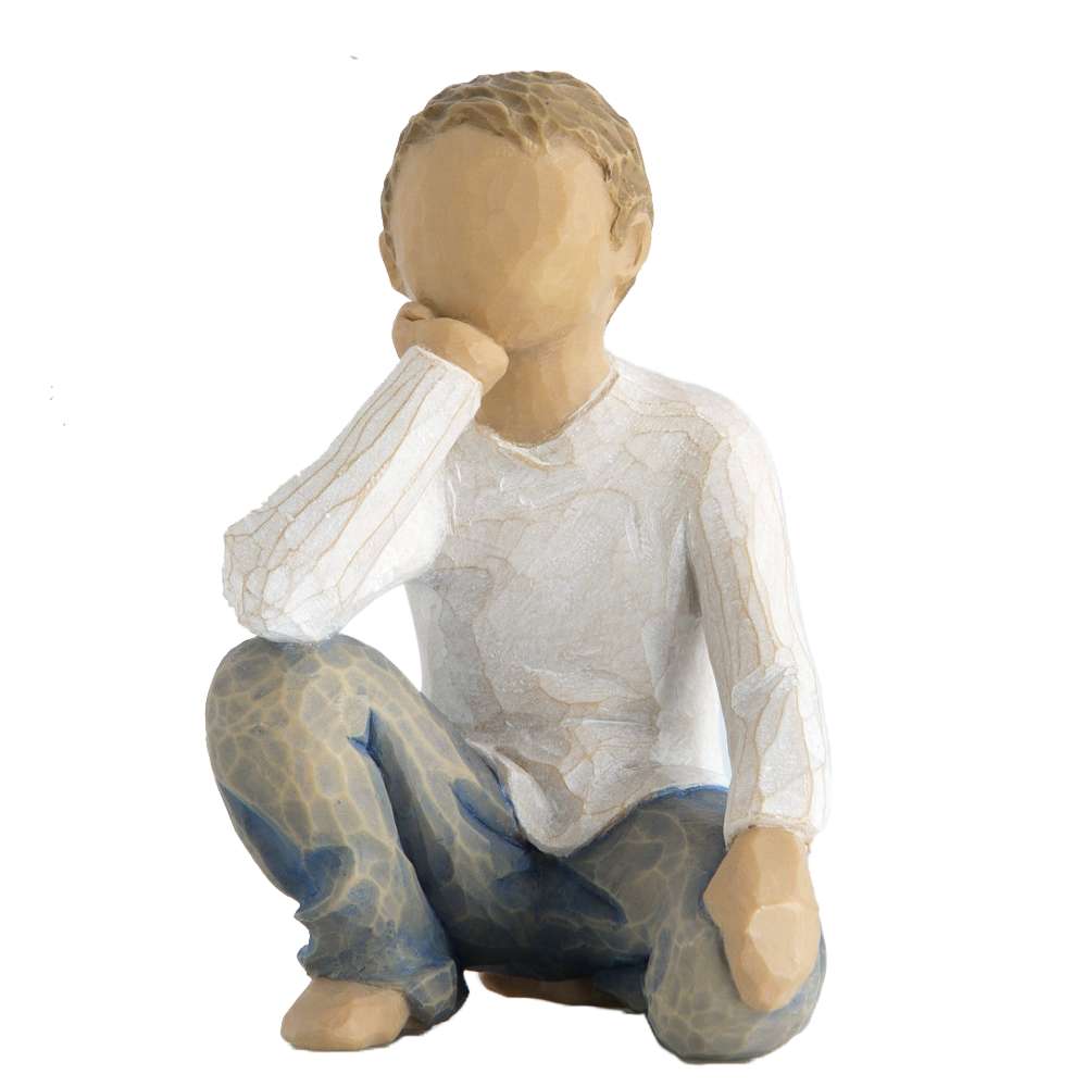 Inquisitive Child Figurine, , large image number 0