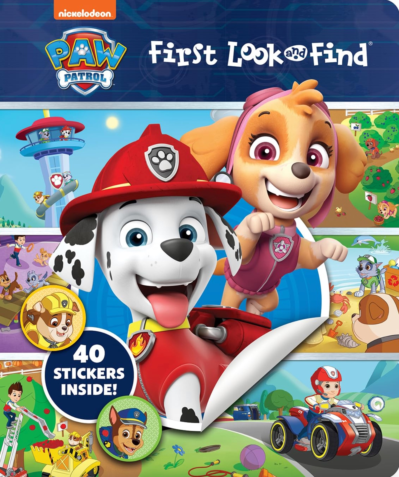 PAW Patrol First Look and Find Activity Sticker Book, , large image number 0