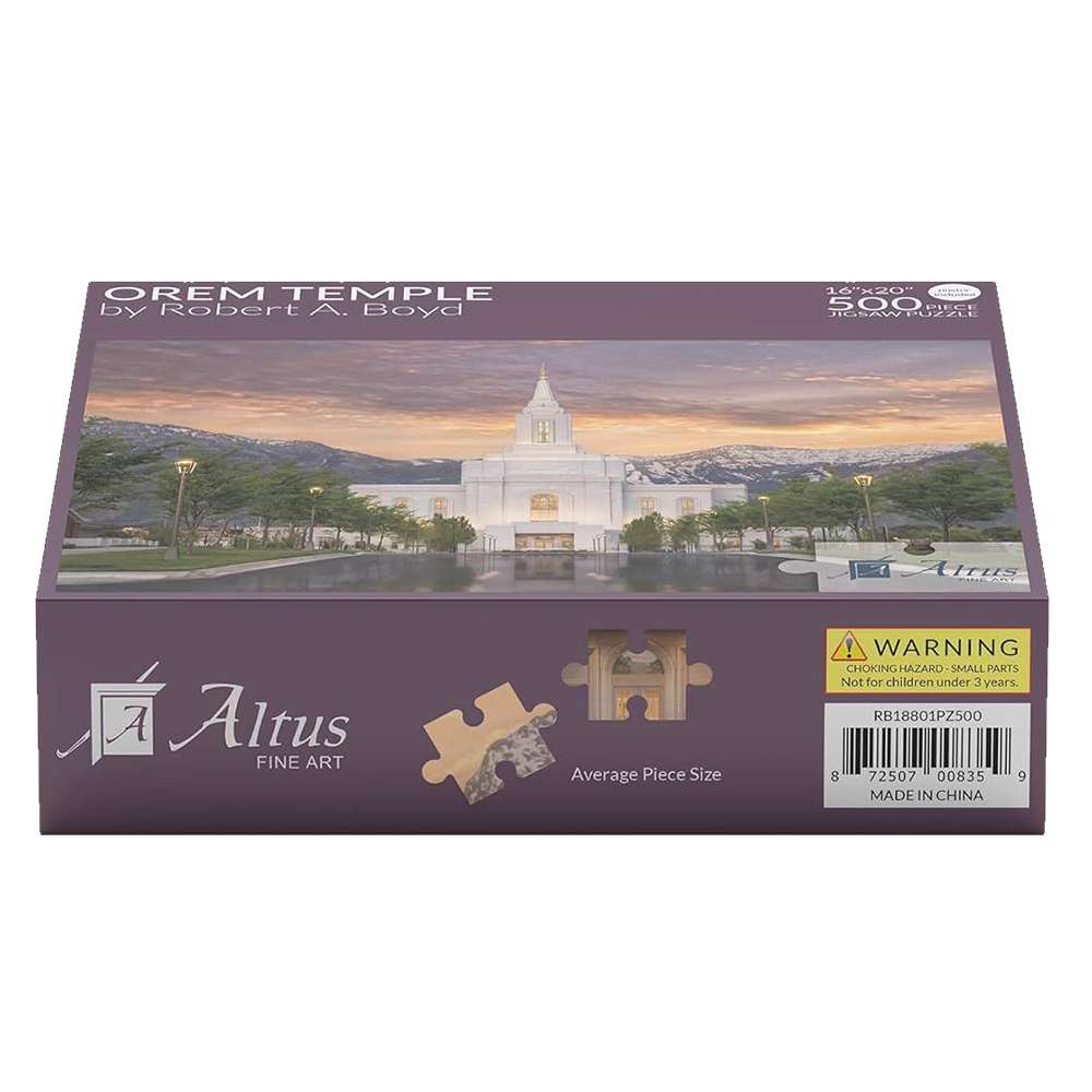 Orem Temple 500 Piece Puzzle, , large image number 2